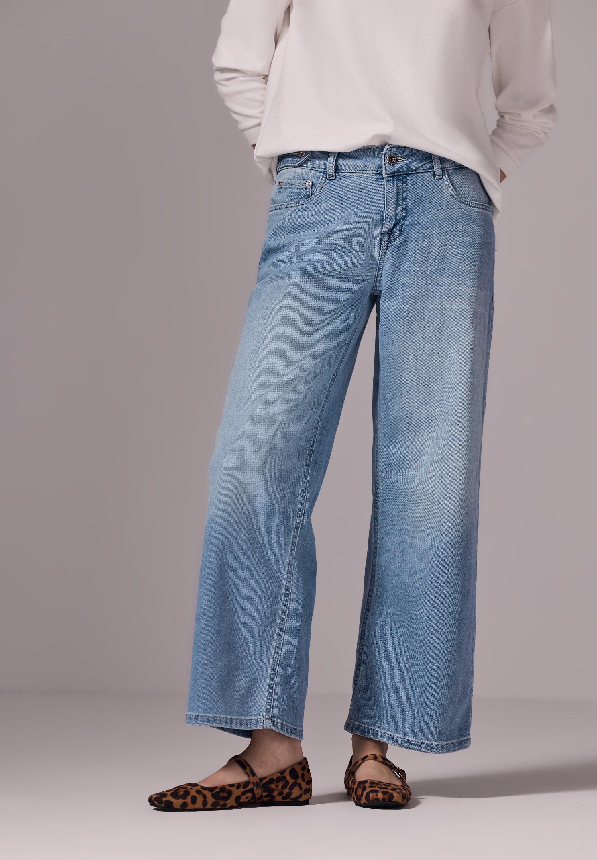 STREET ONE STUDIO Comfort-fit-Jeans, Middle Waist
