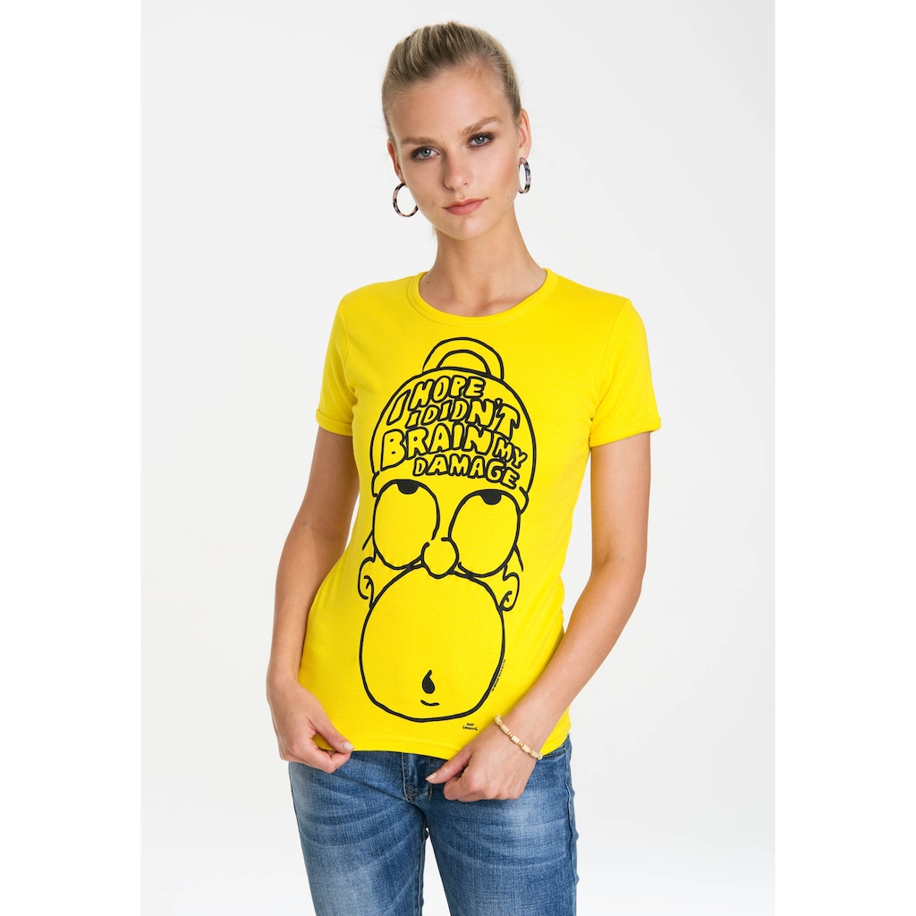 LOGOSHIRT T-Shirt »Homer« mit lizenziertem Originaldesign
