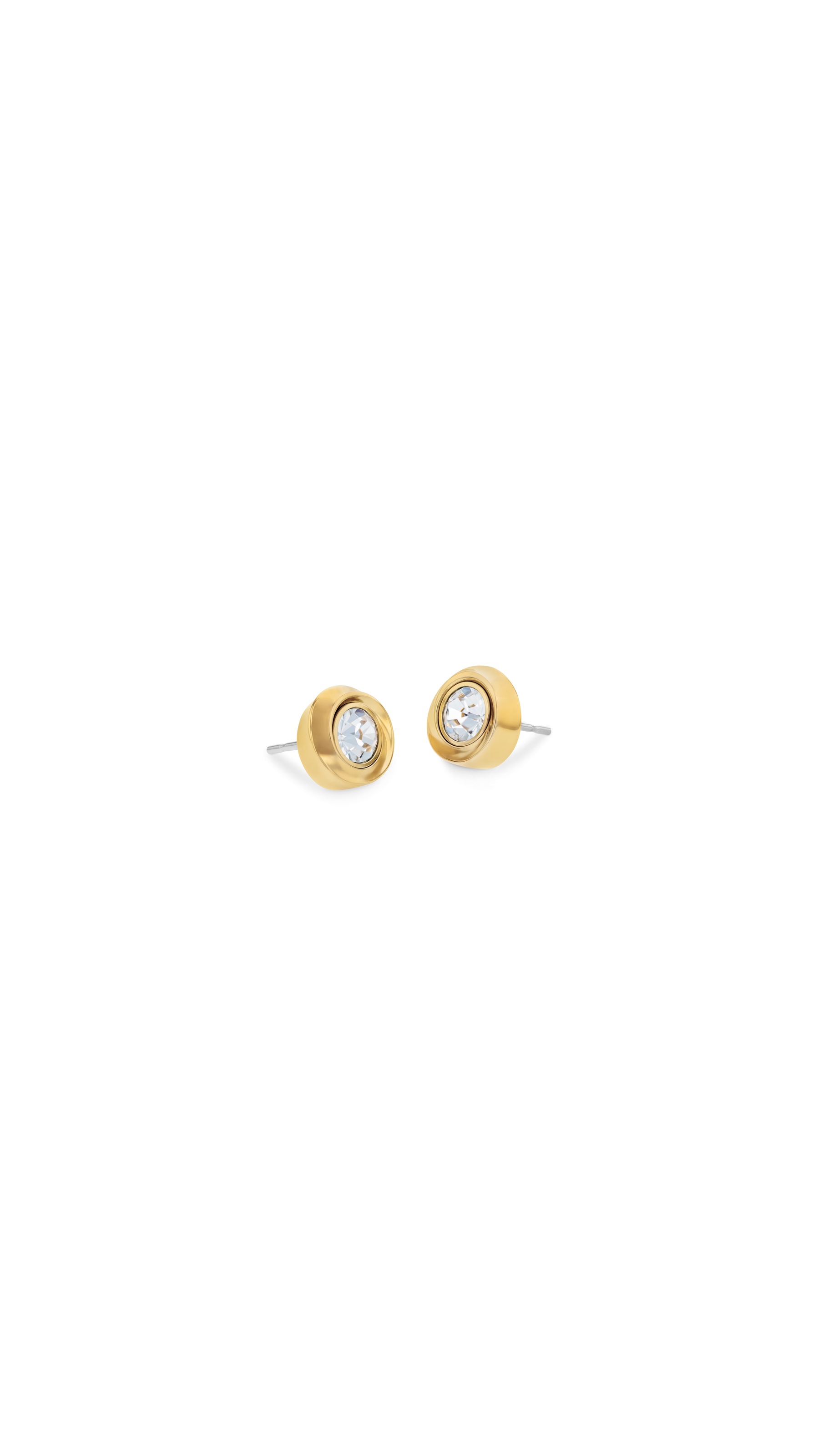 Calvin Klein Paar Ohrstecker »TWISTED BEZEL SOLITAIRE«, mit Preciosa Crystal
