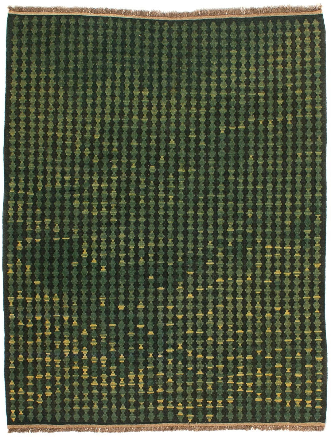 morgenland Wollteppich »Kelim - Oriental - 197 x 158 cm - dunkelblau«, rechteckig, 6 mm Höhe, Wohnzimmer, Einzelstück