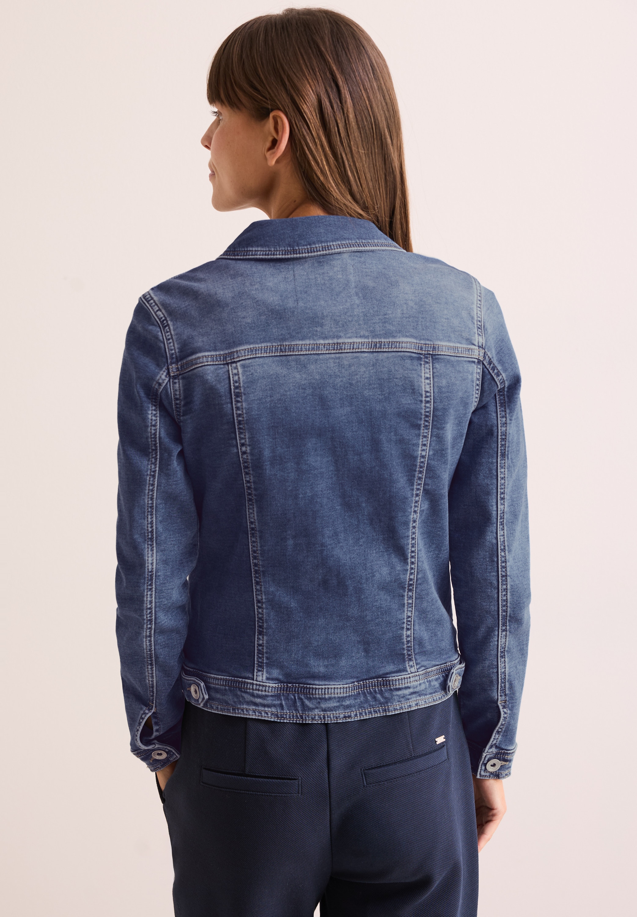 Cecil Jeansjacke, ohne Kapuze, mit Brusttasche