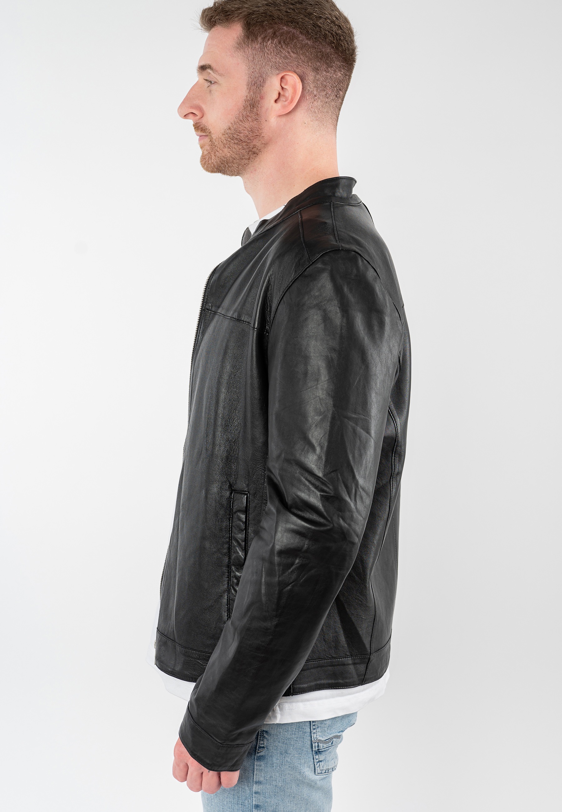 MAURITIUS MMOrlando Herren Lederjacke Schwarz XXXL 3