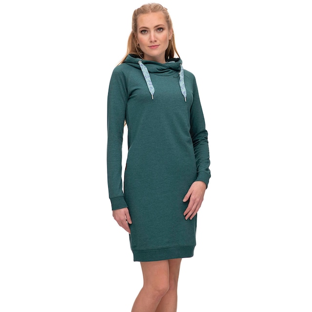 Ragwear Sweatkleid »Kleid DEVVA SWEAT«, mit auffälligem Kordelzug für  bestellen | BAUR