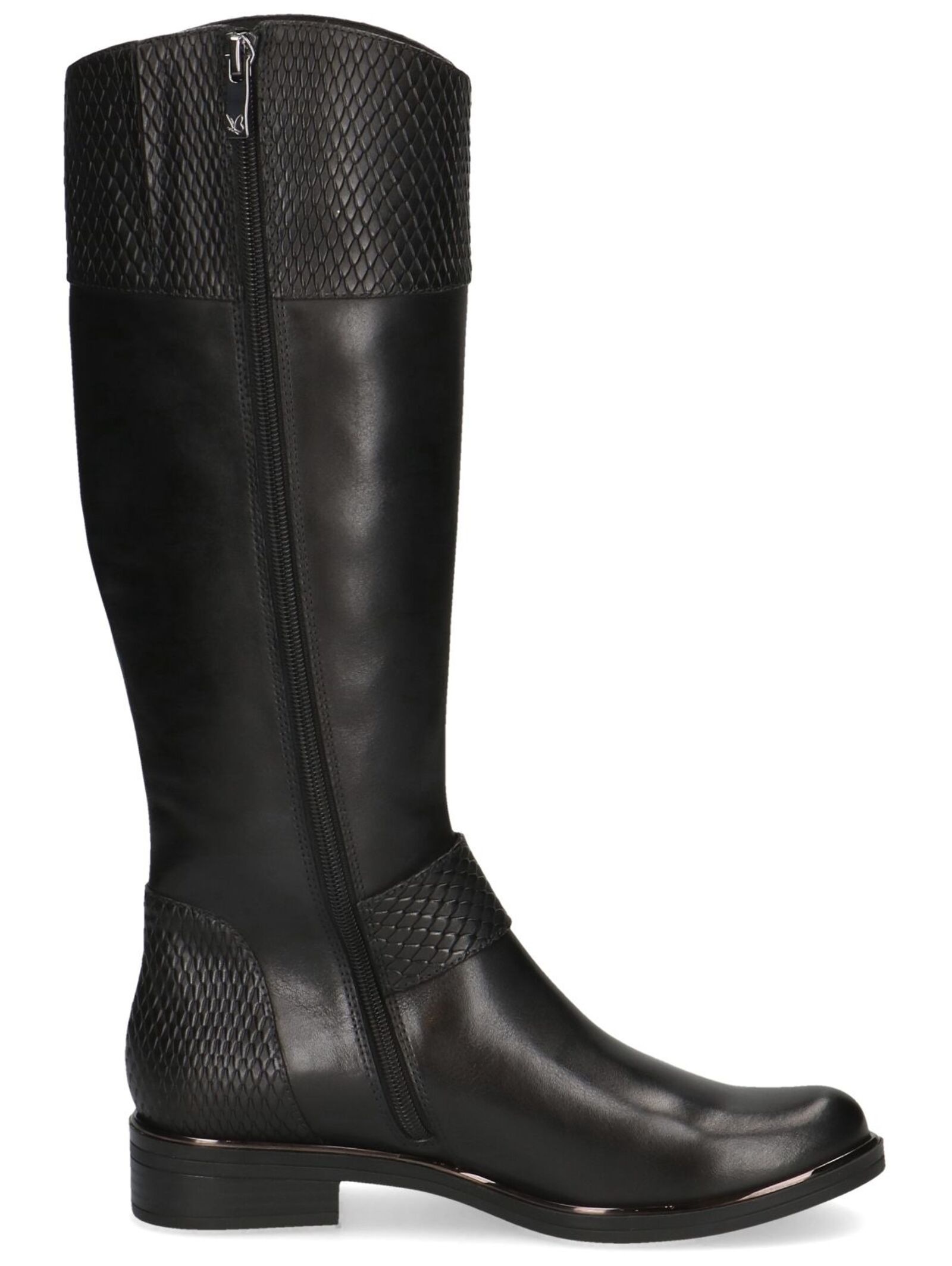 Stiefel CAPRICE "Caprice Stiefel Leder", Damen, Gr. 38, schwarz, Leder, Schuhe Stiefel 3