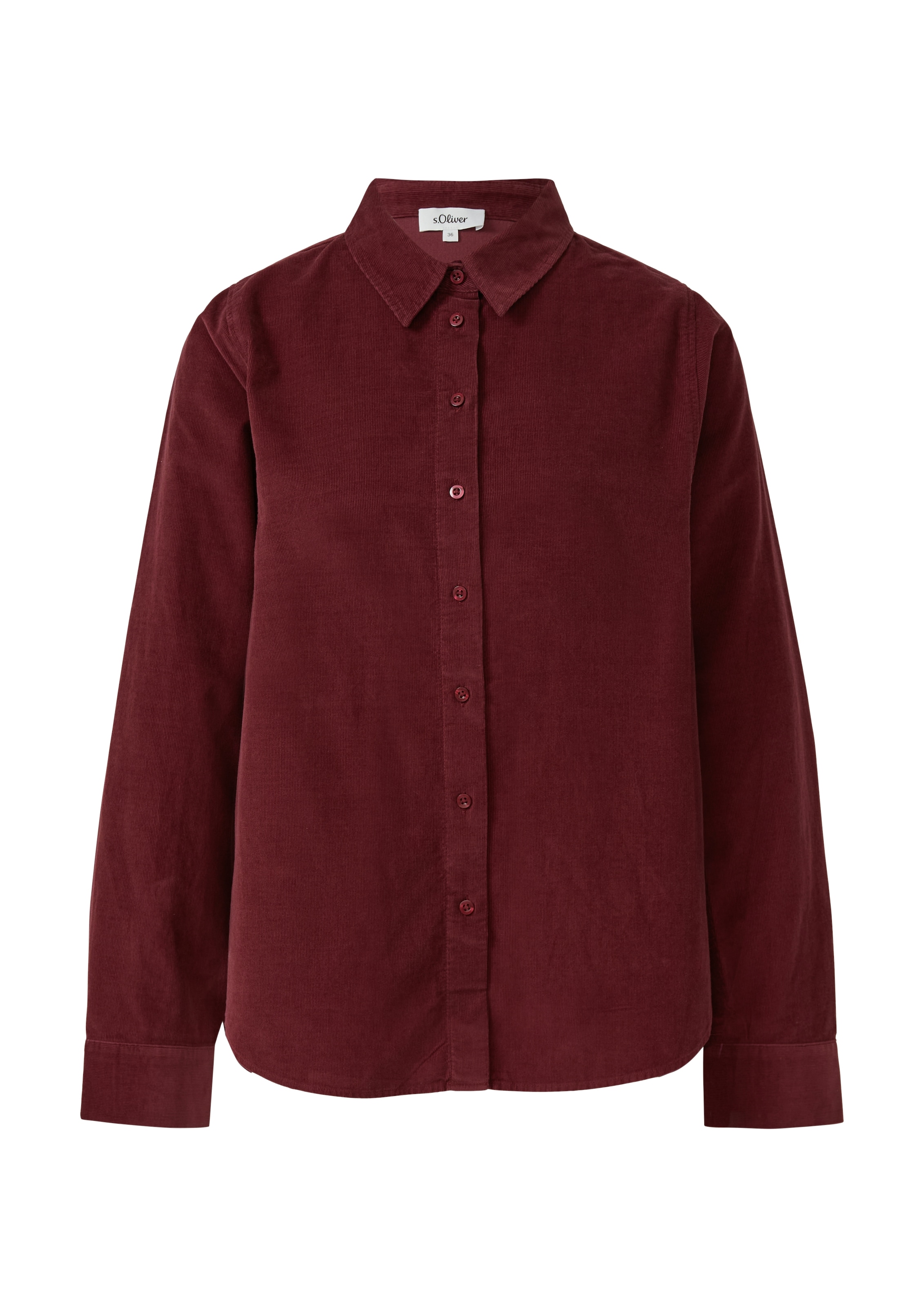 s.Oliver Hemdbluse, aus Feincord, Relaxed Fit günstig online kaufen