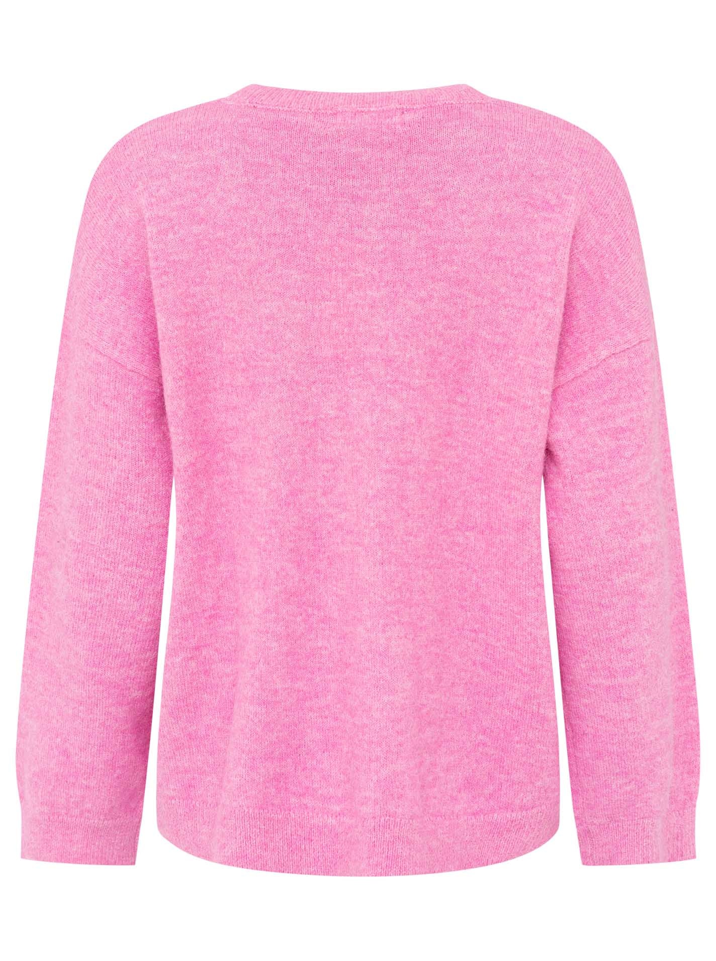 Zwillingsherz Strickpullover »"Dog Amour"« mit Hundemotiv, Rundhals, oversize, überschnittene Schultern, Strick