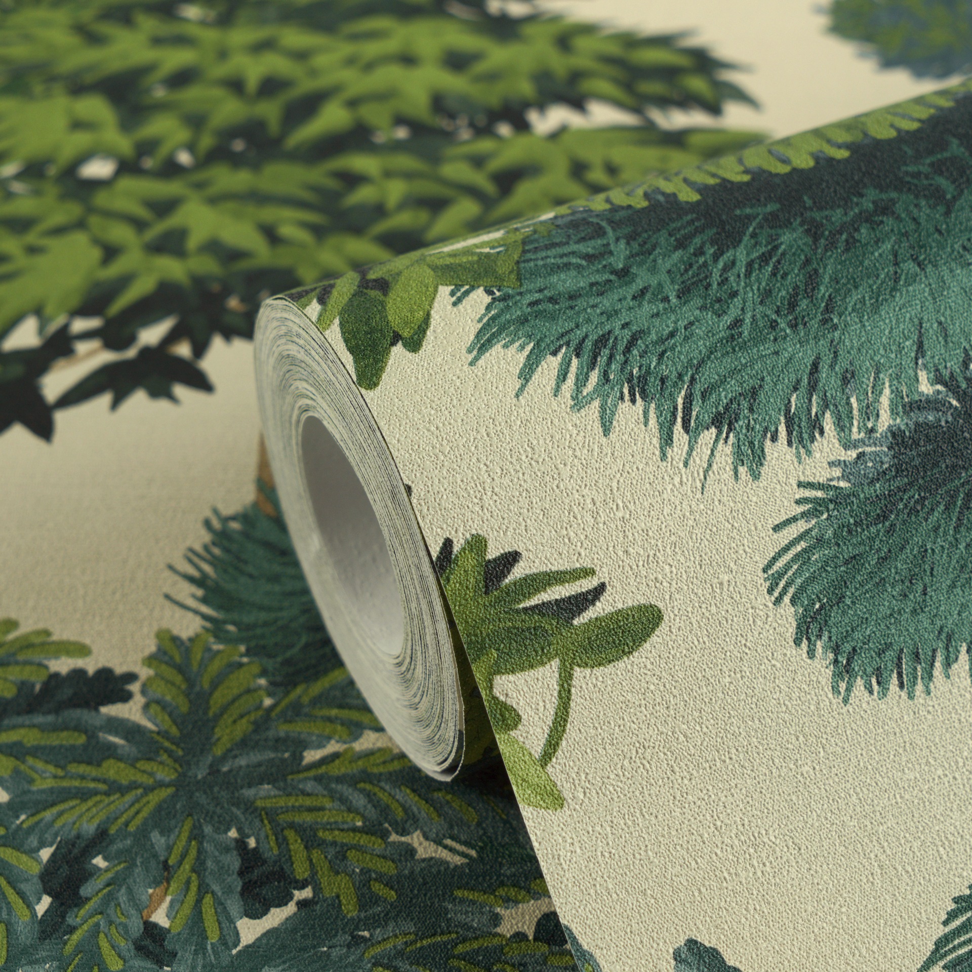 A.S. Création Vliestapete »Cuba II Tropical Garden Trees« Retro | floral | tropisch leicht strukturiert Stilisiertes Naturmotiv mit dekorativen Bäumen und Tiefe