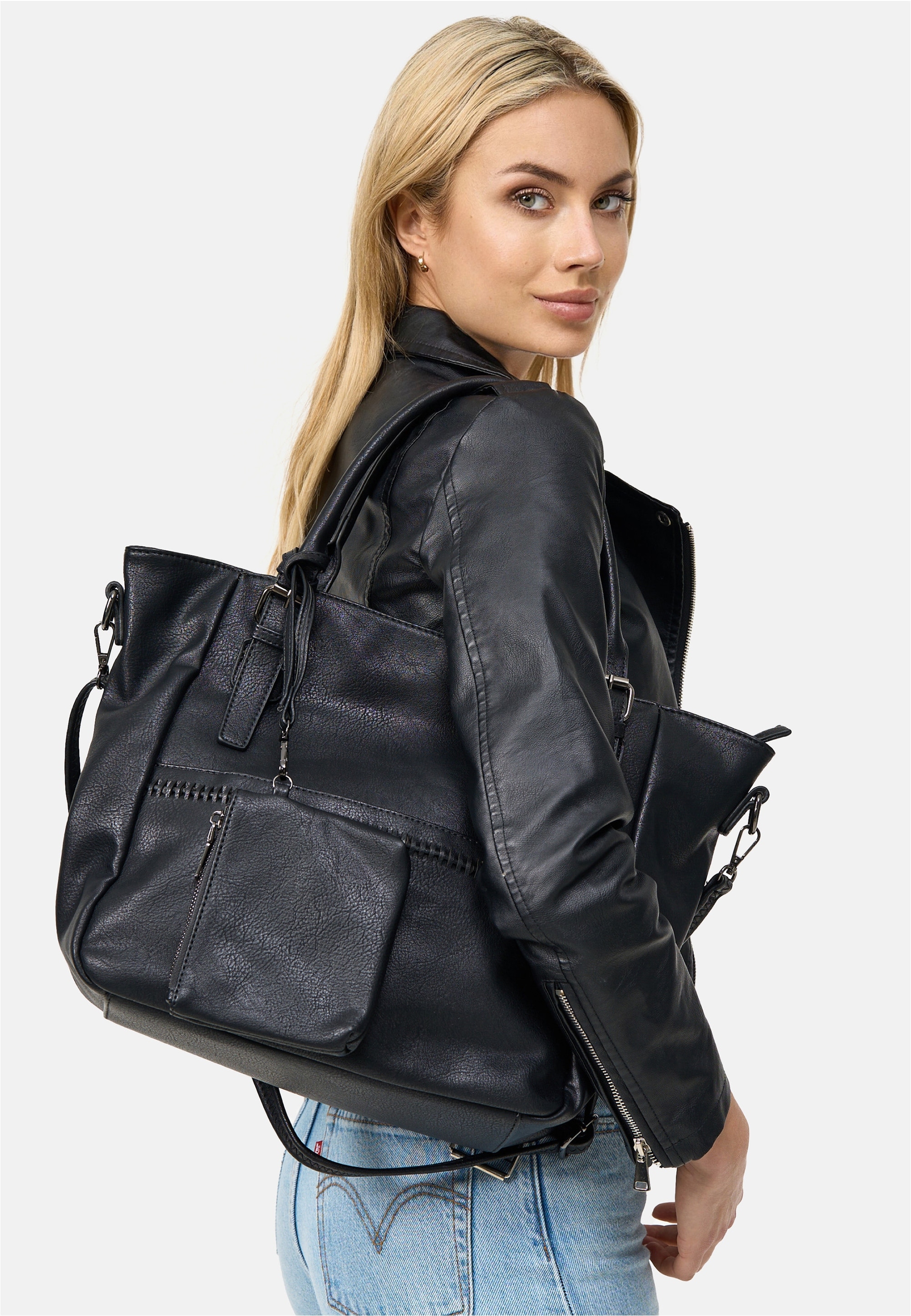 Harpa Henkeltasche mit abnehmbarem Kosmetiktäschchen