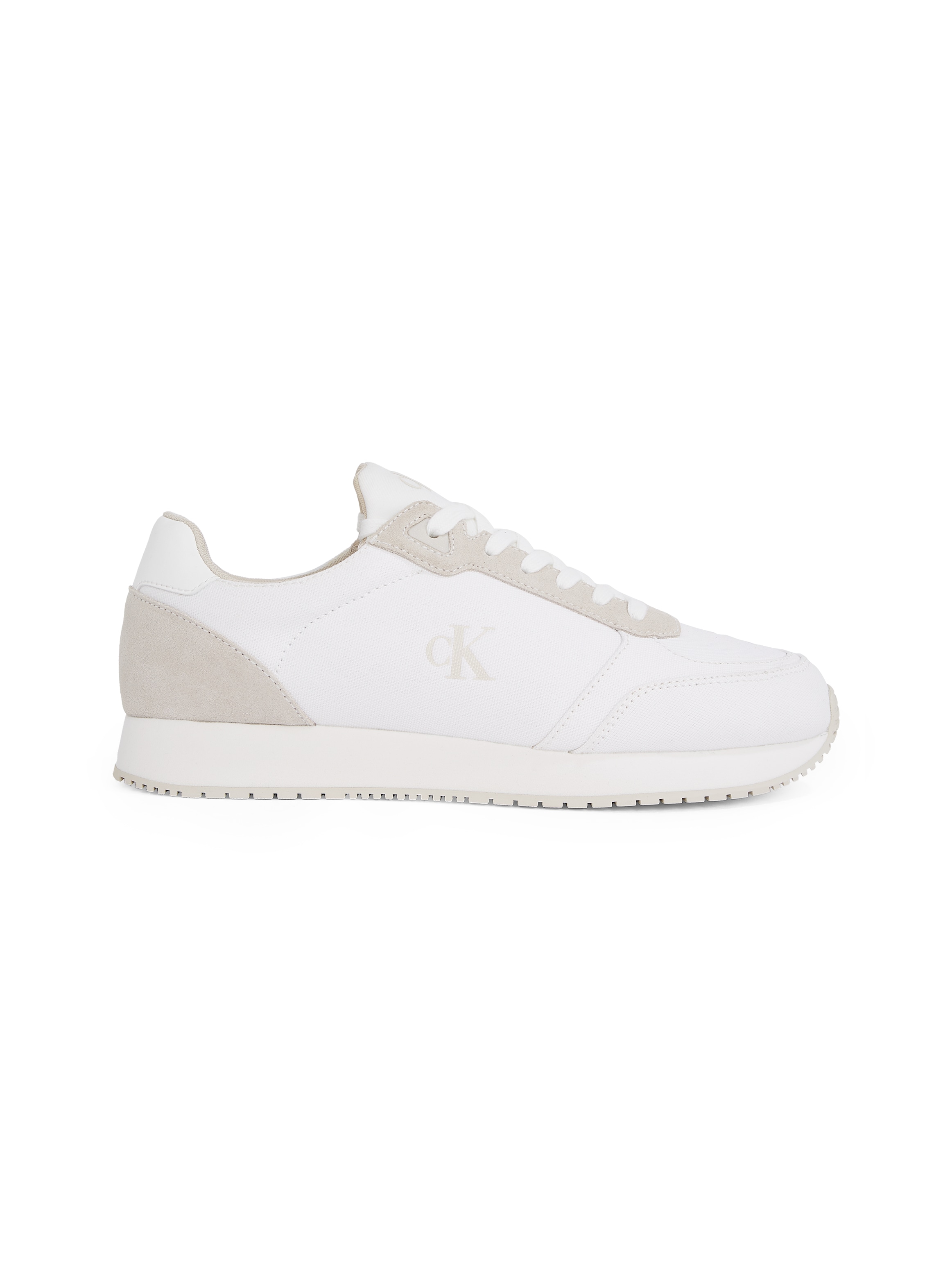 Calvin Klein Jeans Sneaker »RUNNER SOCK LACEUP MG CANVAS«, Freizeitschuh, Halbschuh, Schnürschuh in klassischer Optik