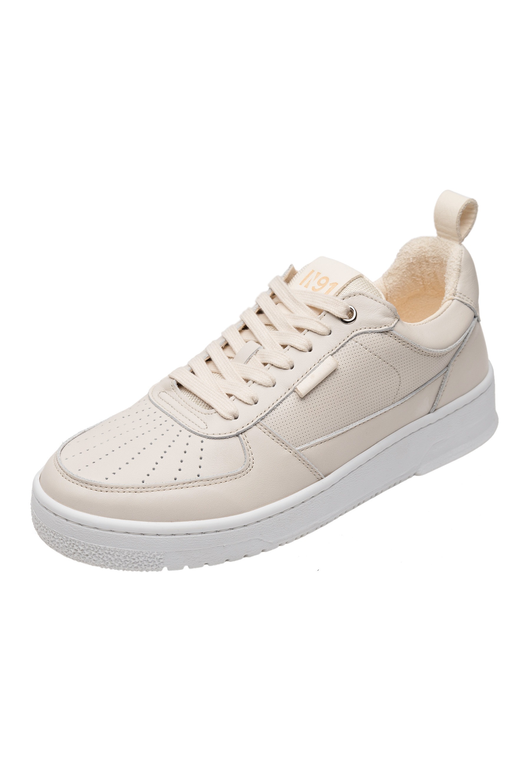 N91 Sneaker "Bball M AB Herrensneaker" Halbschuh Leder handgefertigt, sport günstig online kaufen