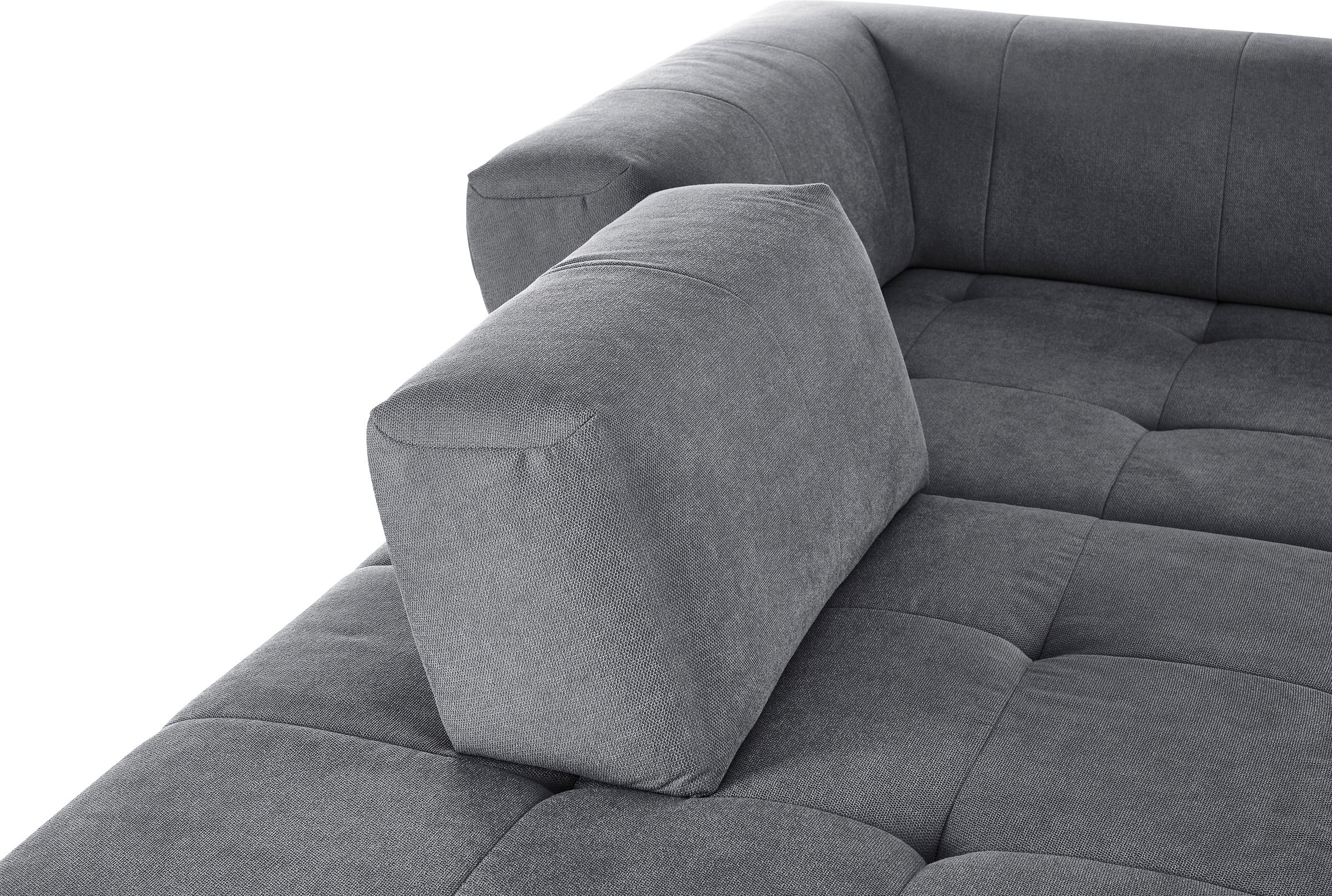3C Candy Ecksofa »Yoshy Komfortsofa, bequem und modern, hochwertige Verarbeitungsdetails«, Zwei verschiedene Sitztiefen durch verstellbare Rückenlehne, L-Form