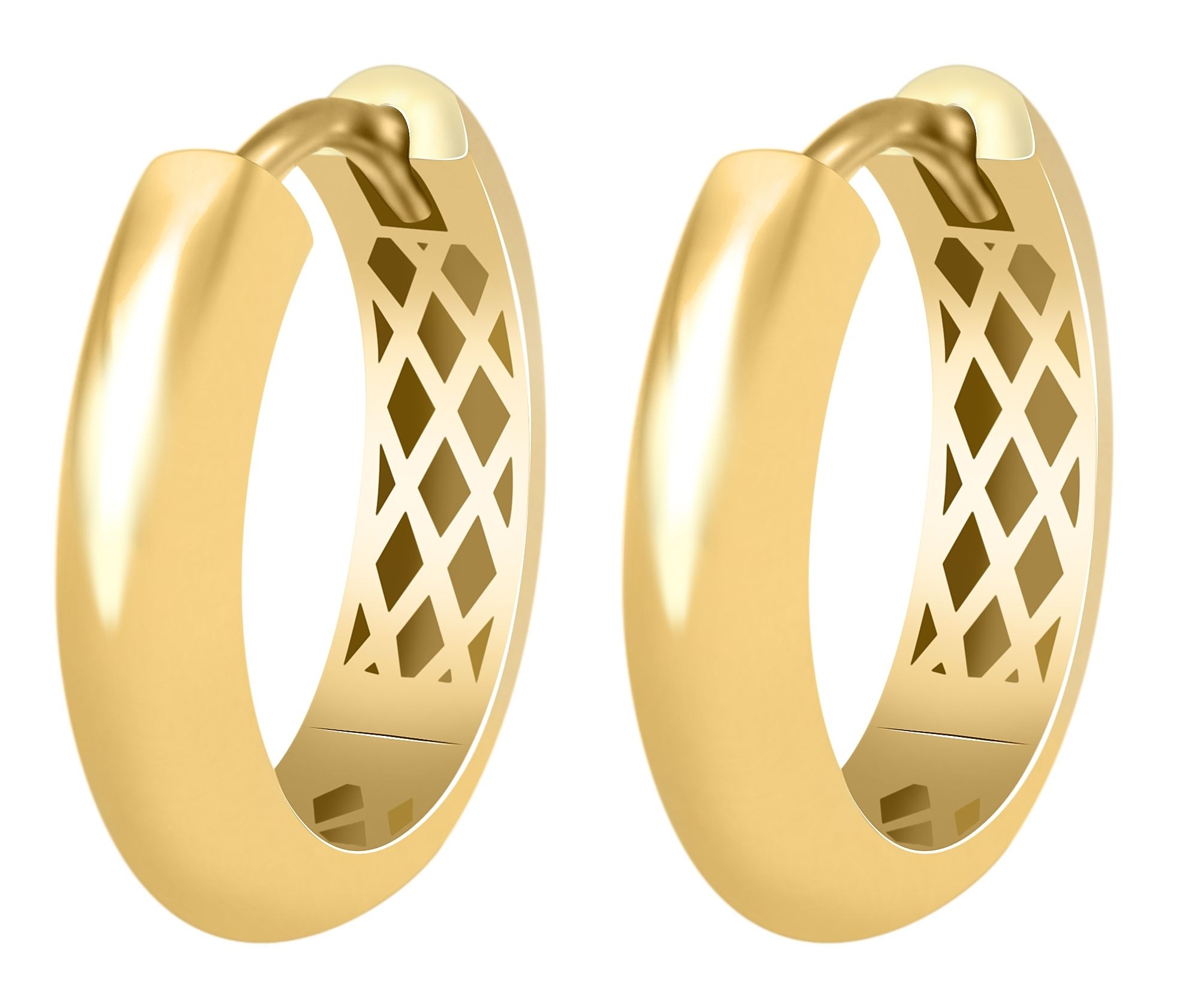 Adelia´s Klappcreolen »Damen Ohrringe – Klappcreole aus 333 Gold« Ideal als Geschenk für besondere Anlässe