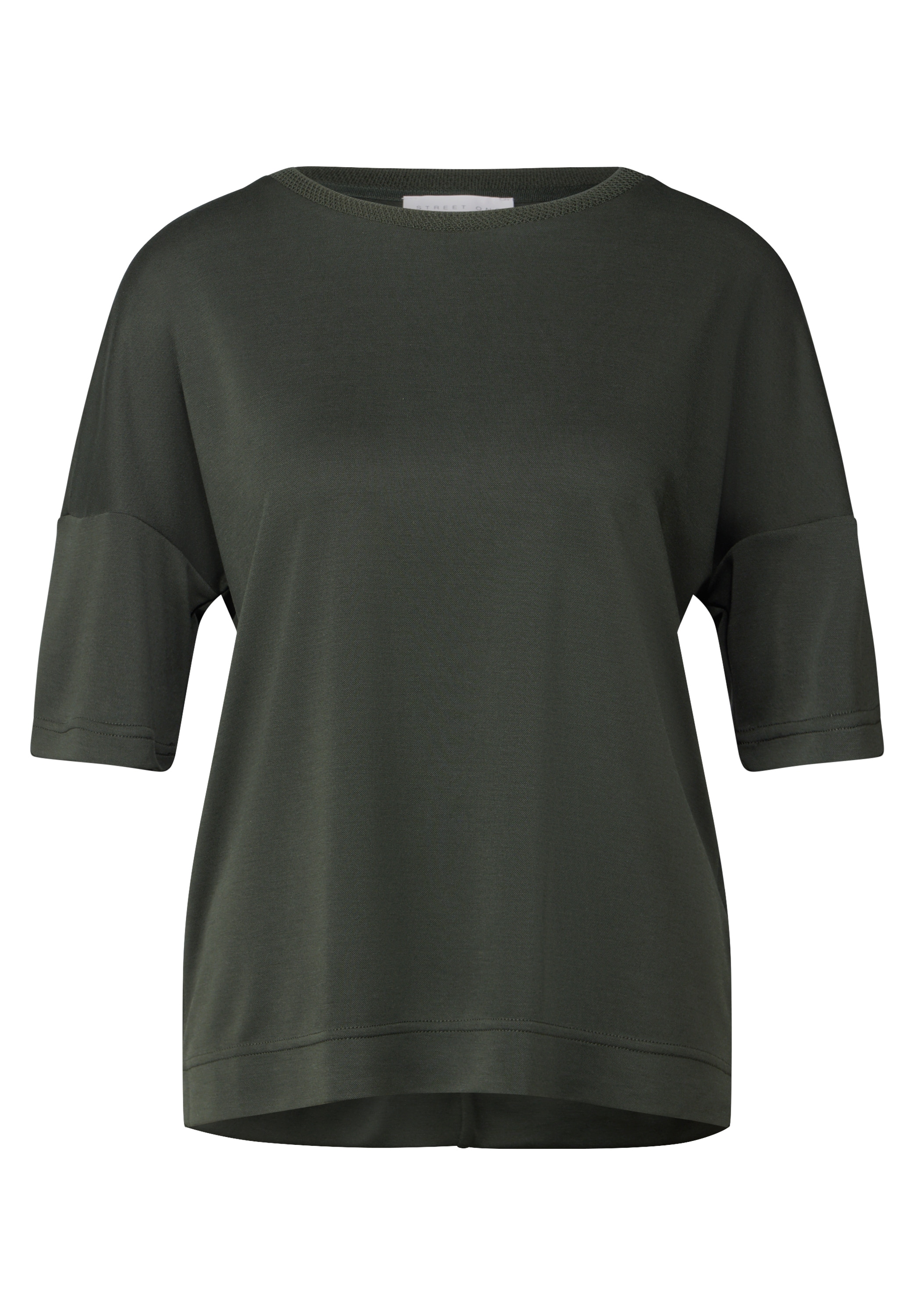 STREET ONE STUDIO T-Shirt, aus softem Materialmix