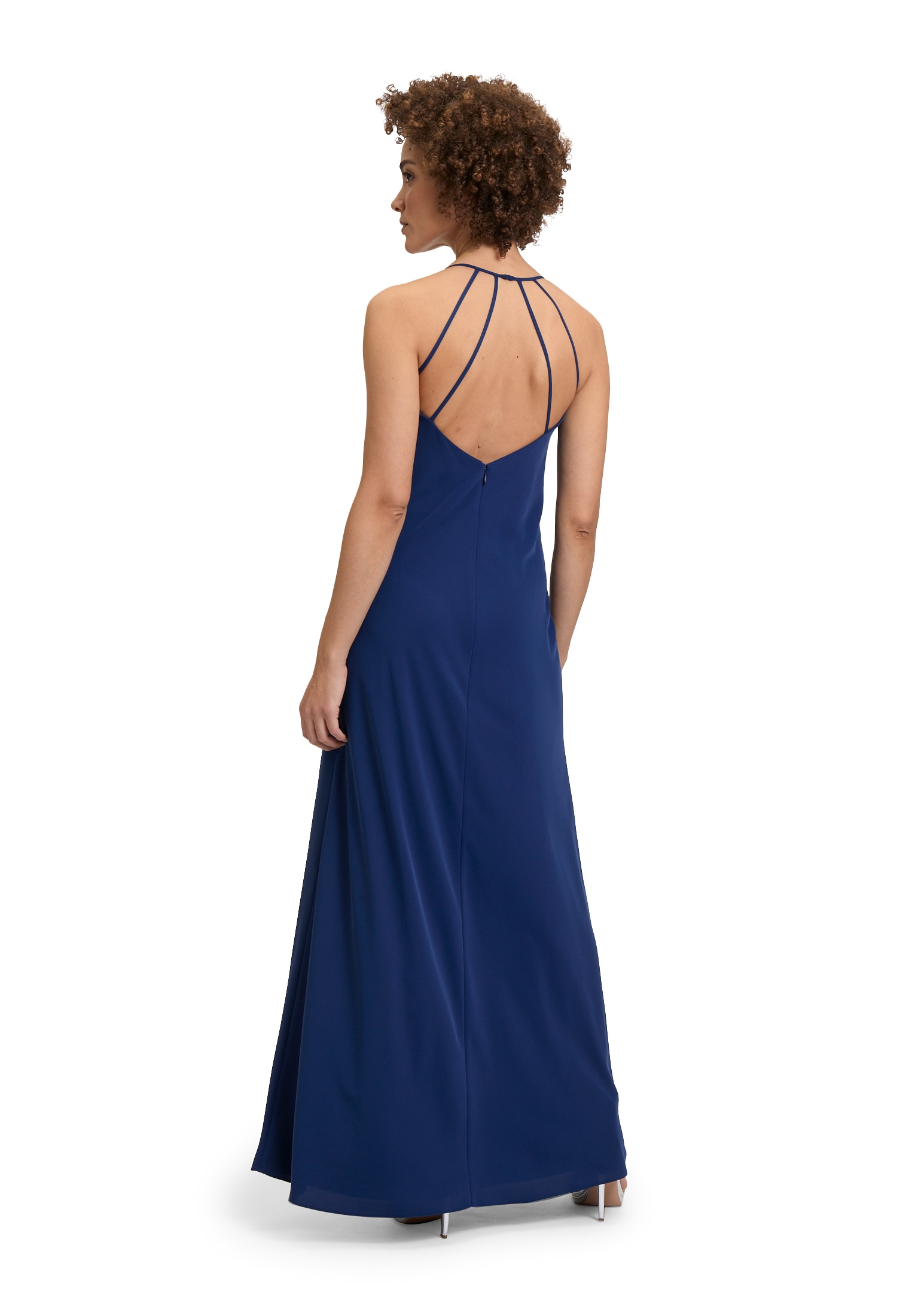 Vera Mont Abendkleid »Vera Mont Abendkleid mit Wasserfallausschnitt«, Schlitz