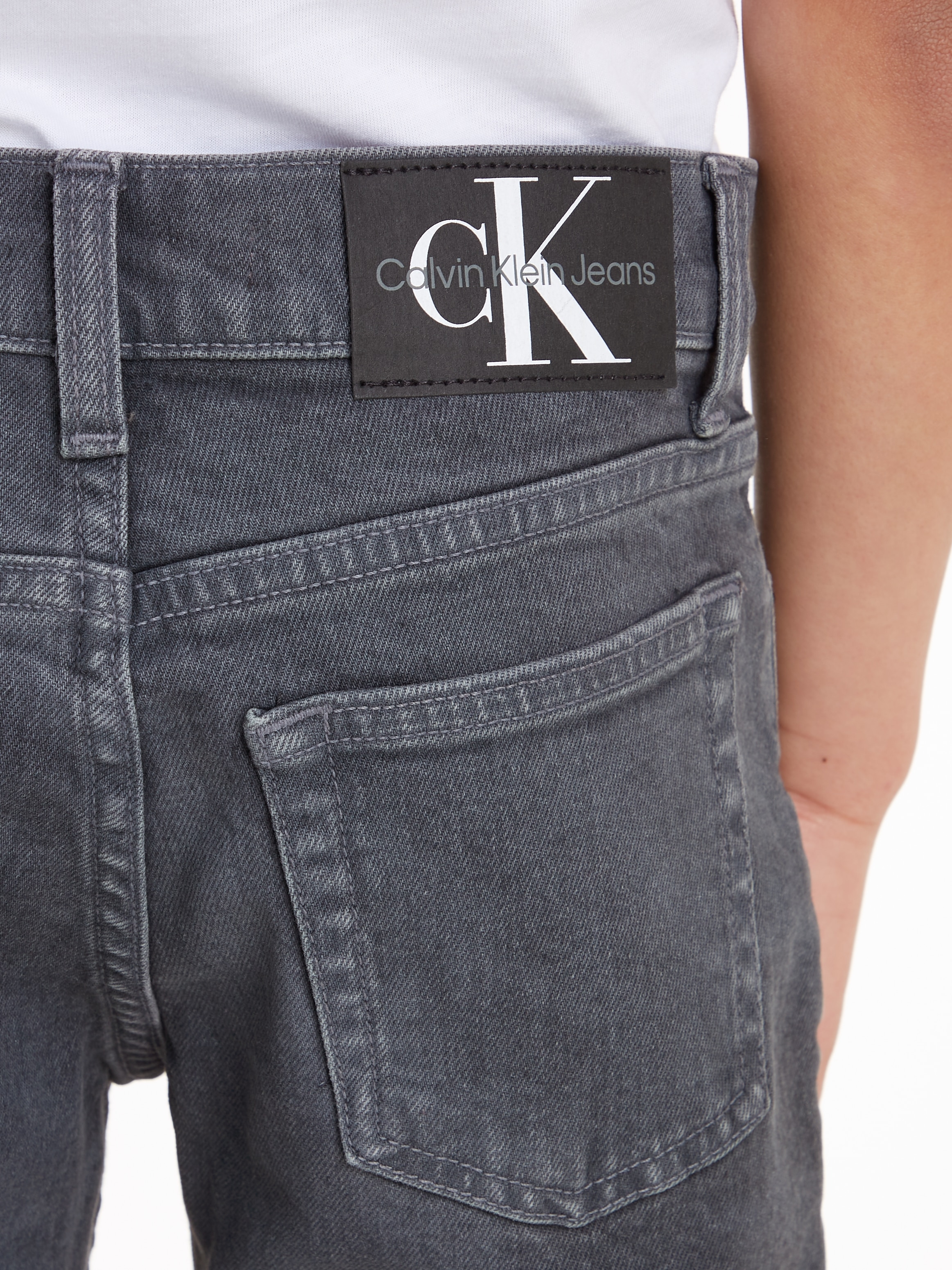 Klein Stretch-Jeans Calvin BAUR OVERDYED« | GREY DARK »DAD Jeans