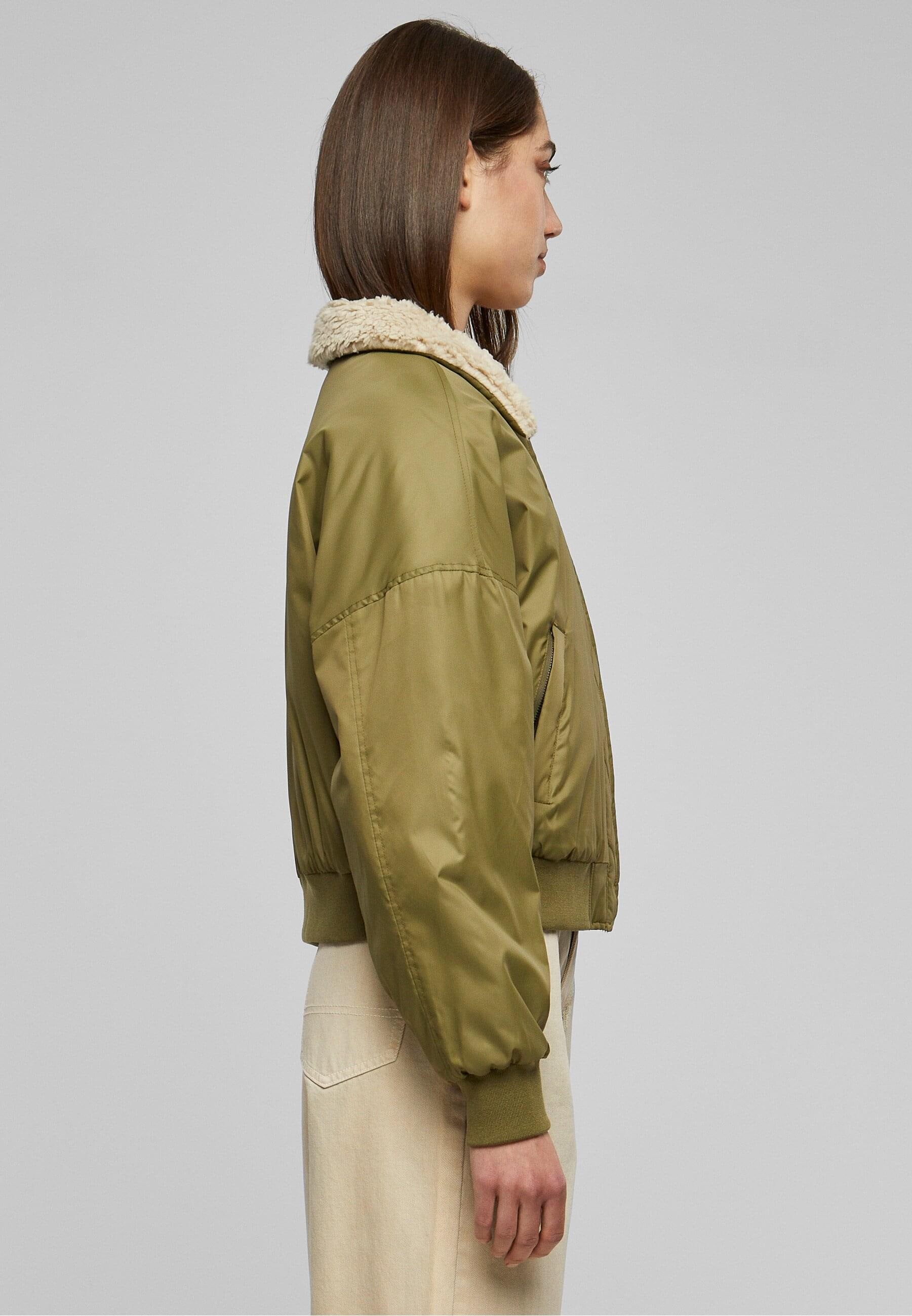 URBAN CLASSICS Winterjacke »Urban Classics Damen Ladies Pilot Bomber Jacket«, (1 St.), ohne Kapuze