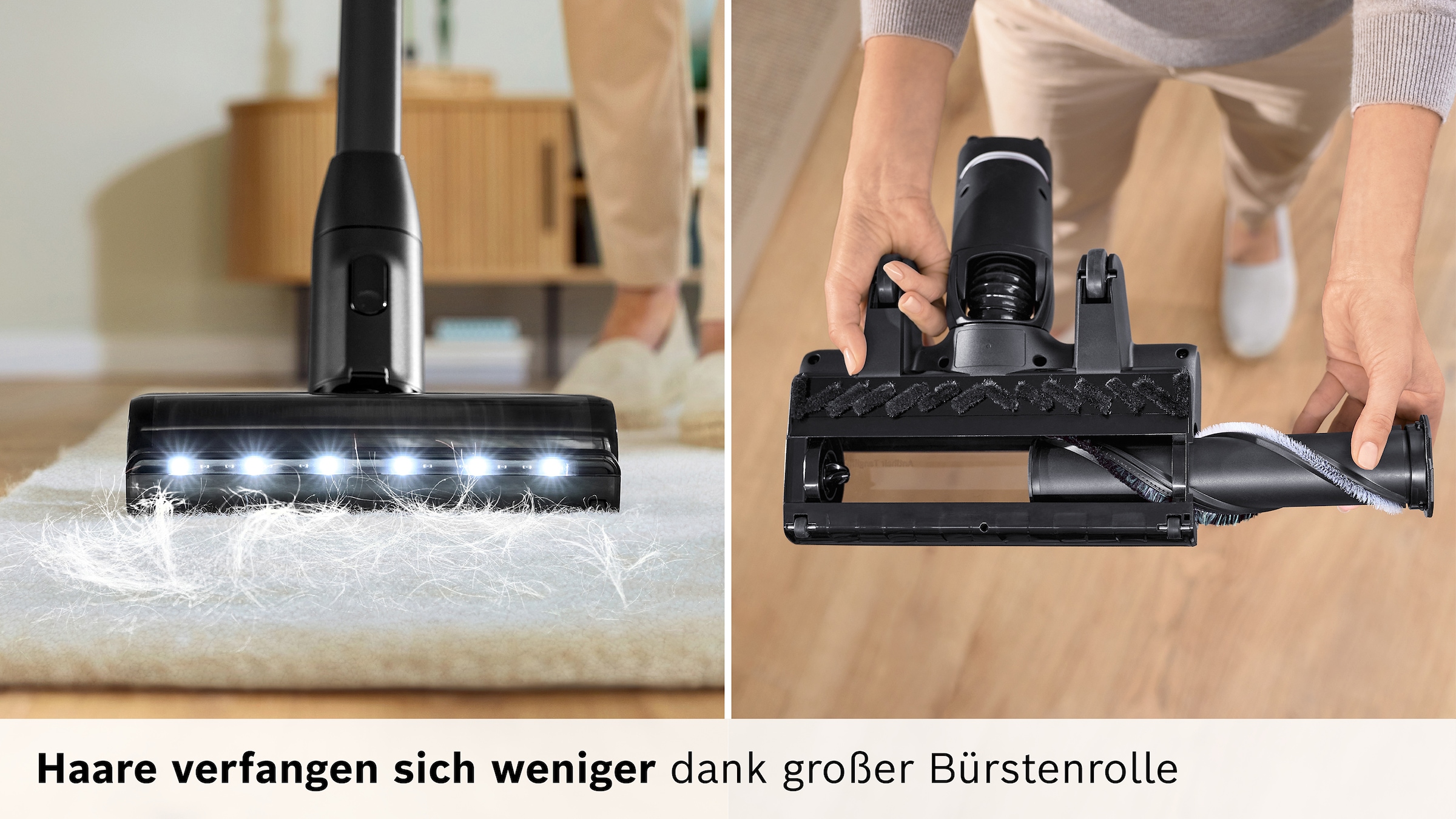 BOSCH Akku-Stielstaubsauger »BKS1042GQC« Display, Knickrohr, HEPA-Filtersystem, Schnellladegerät, 2 Akkus, grau