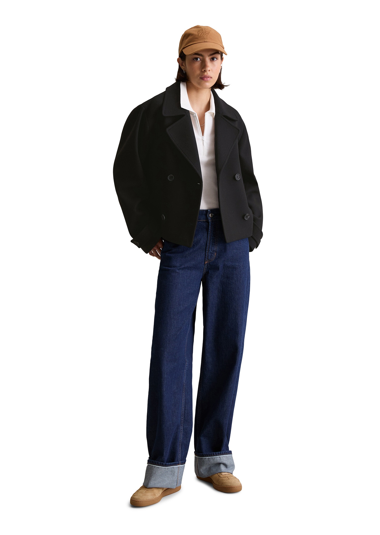 Marc O'Polo DENIM Outdoorjacke »mit recycelter Wolle«