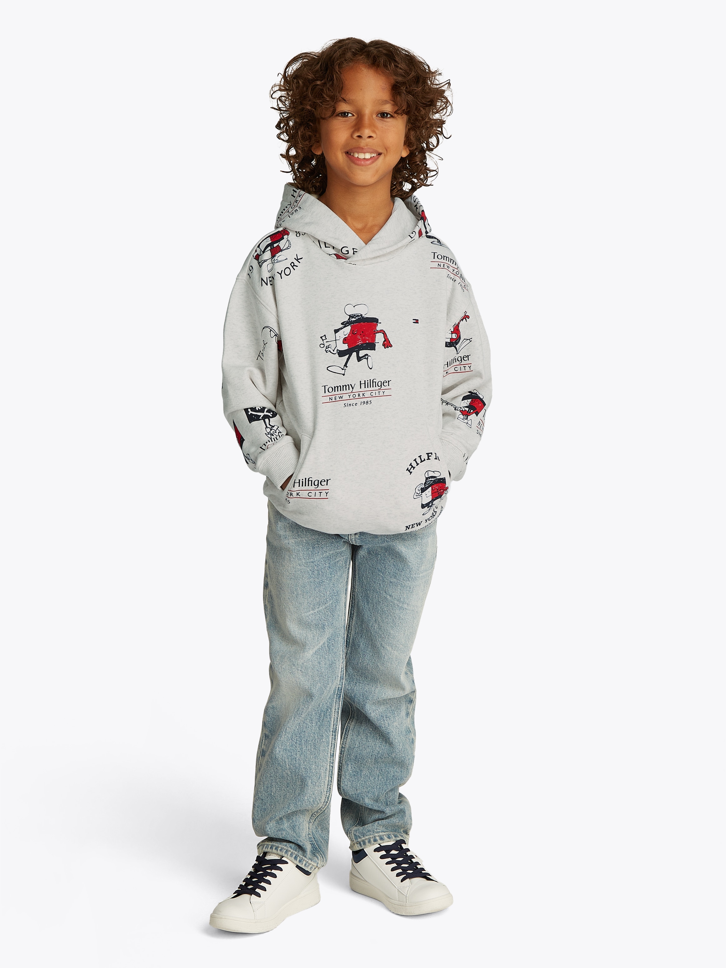 Tommy Hilfiger Kapuzensweatshirt »ALL OVER PRINT HOODIE«, mit allover Print
