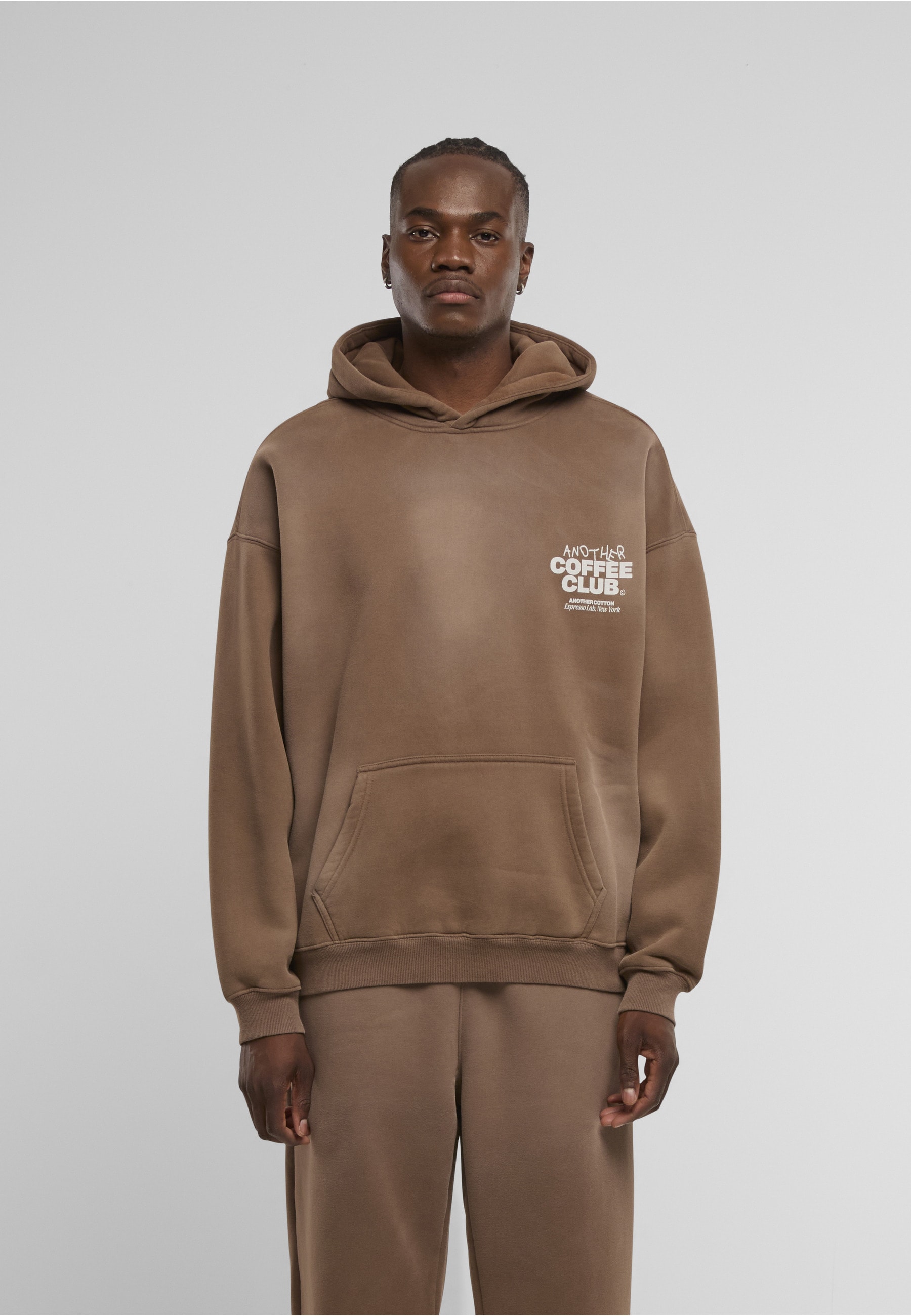 Another Cotton Lab Kapuzensweatshirt »Another Cotton Lab Coffee Club Washed Hoodie«, 1
