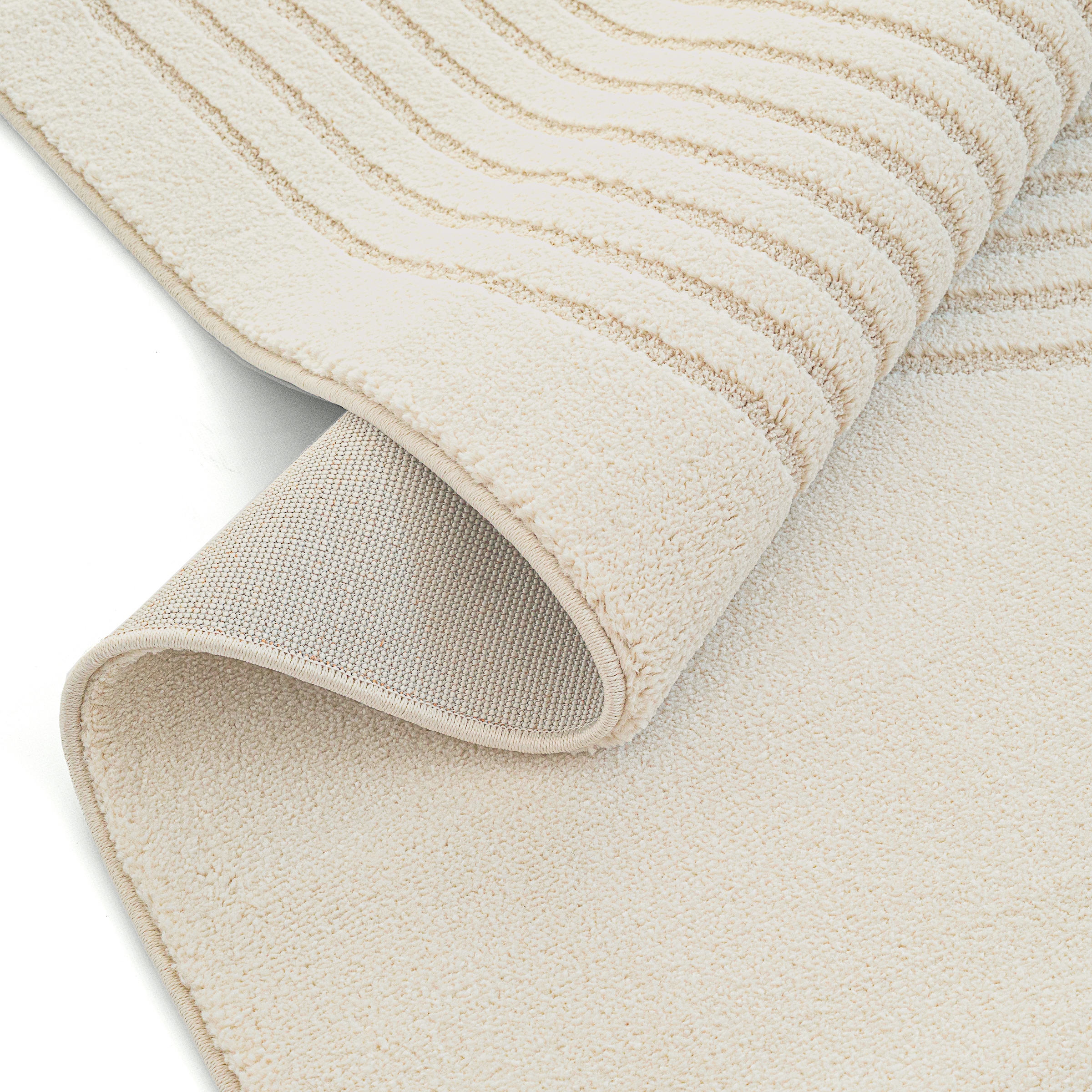 OTTO home Designteppich »Soft Dune in Standard- und Premium-Qualität, 3D Optik/Hoch-Tief Effekt« rechteckig moderner Wohnzimmer Teppich, hohe Flordichte und angenehm weich