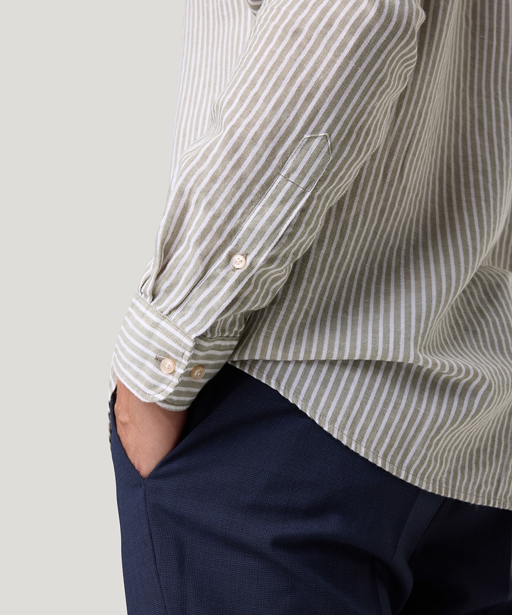 Pierre Cardin Langarmhemd »Kent,MF,TW106«, mit Streifen Muster