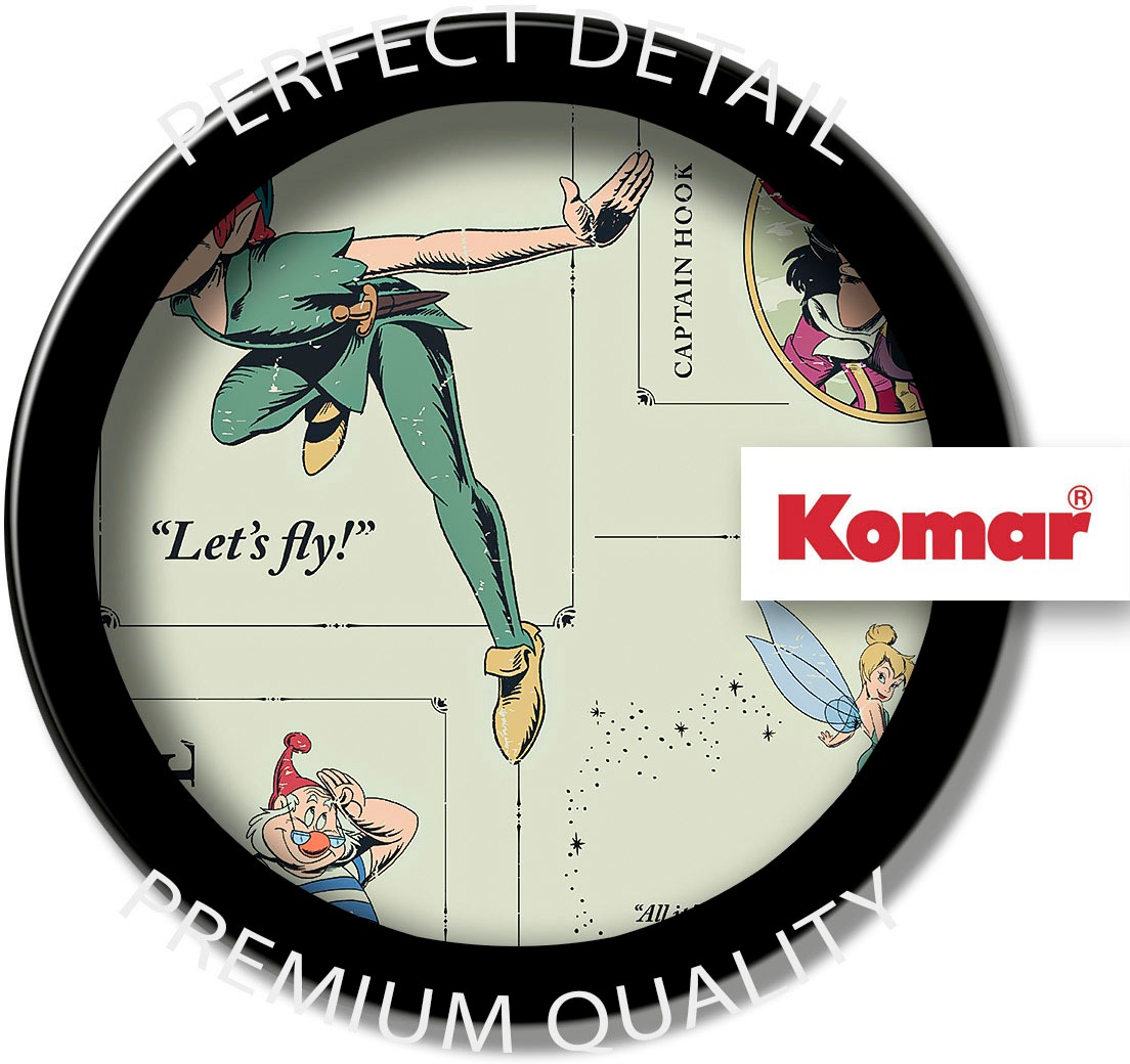 Komar Leinwandbild »Peter Pan Let´s Fly! - Größe 40 x 60 cm«, Disney, (1 St., 40 x 60 cm (Breite x Höhe), Keilrahmenbild mit Echtholzrahmen, Kinderzimmer