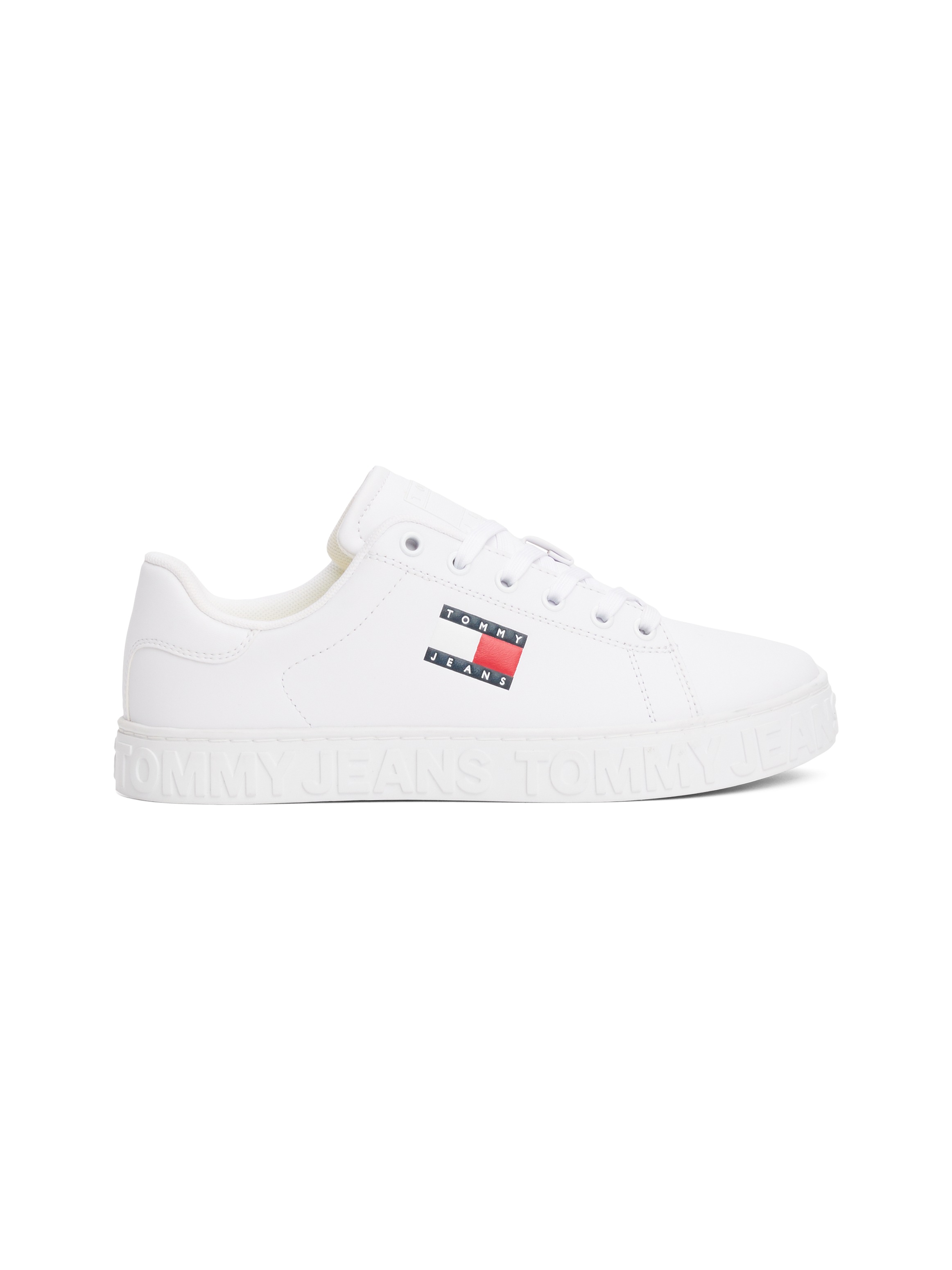 Thumbnail - Tommy Jeans Plateausneaker "TJW LOGO OUTSOLE SNEAKER ESS", Freizeitschuh, Halbschuh, Schnürschuh mit seitlicher Logoflag...