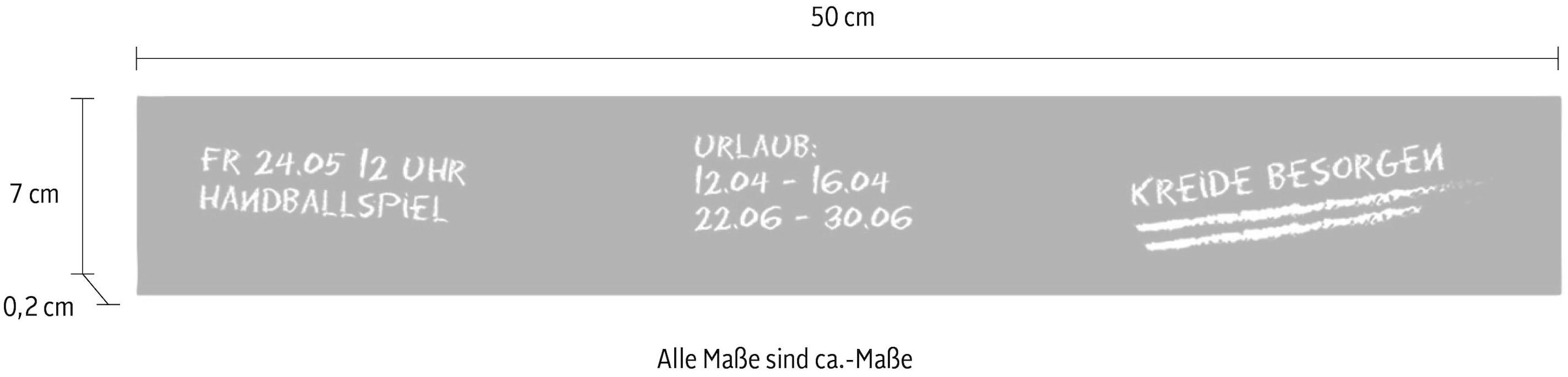 queence Tafelfolie »Magnetisches Memo-Board«, magnetische Tafelfolie, Tafel, selbstklebend, 3er Set