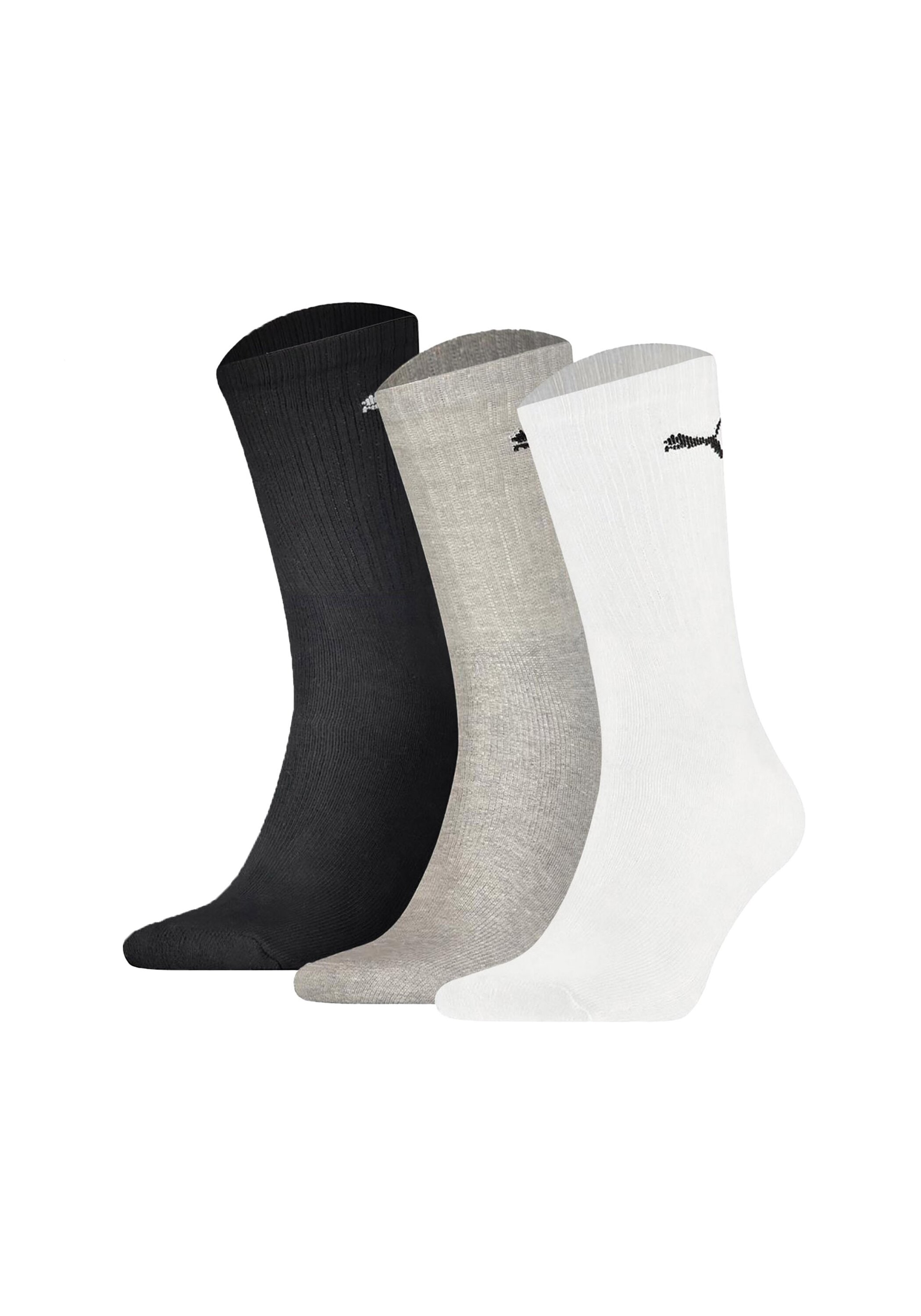 Kurzsocken PUMA "Socken 3er Pack", Herren, Gr. 35-38, bunt (mehrfarbig), Obermaterial: 65% Baumwolle CO. 28% Polyester PES. 5% Polyamid PA. 2% Elasthan EL., Socken 2