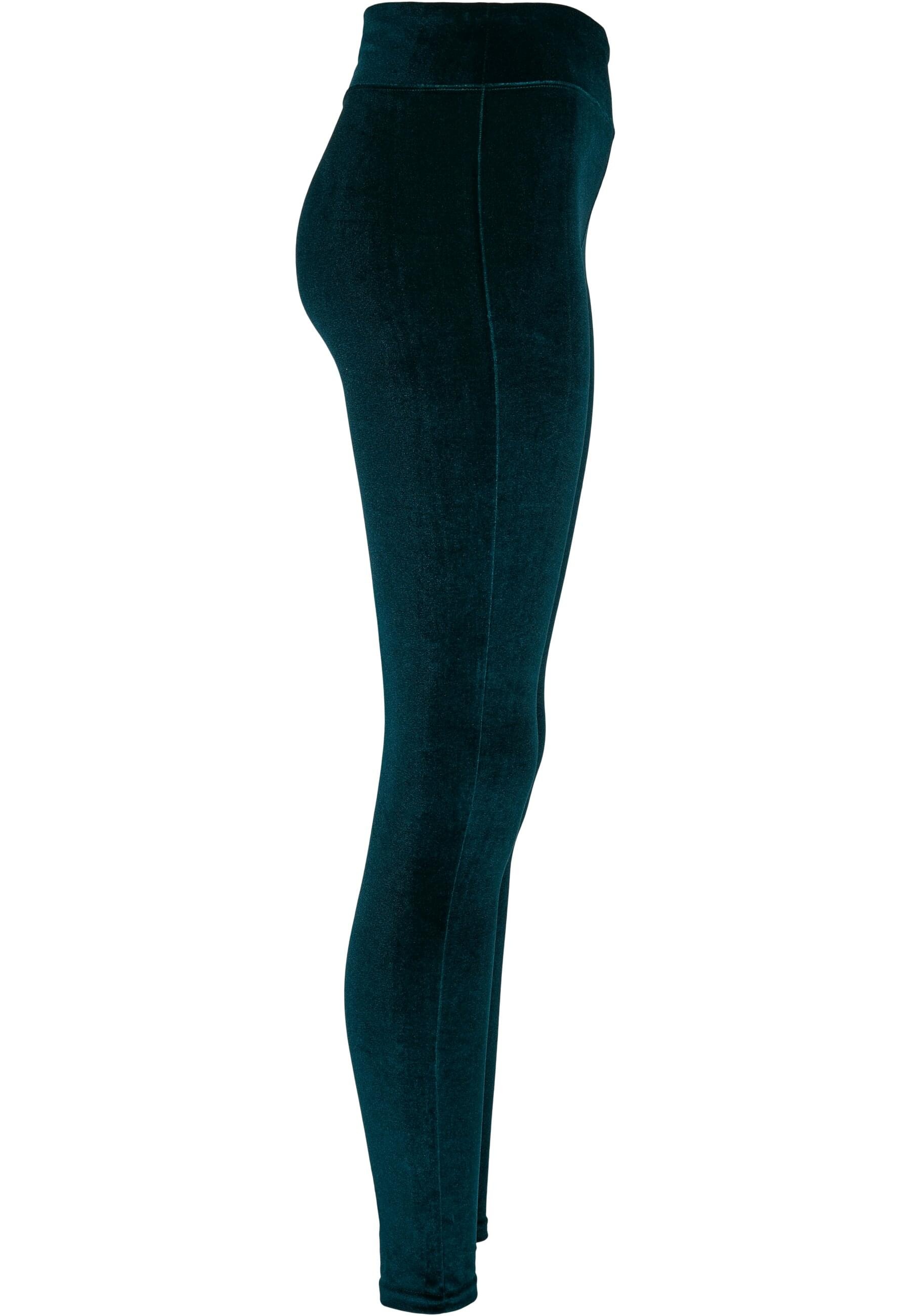 URBAN CLASSICS Leggings »Urban Classics Damen Ladies High Waist Velvet Leggings«, (1 tlg.)