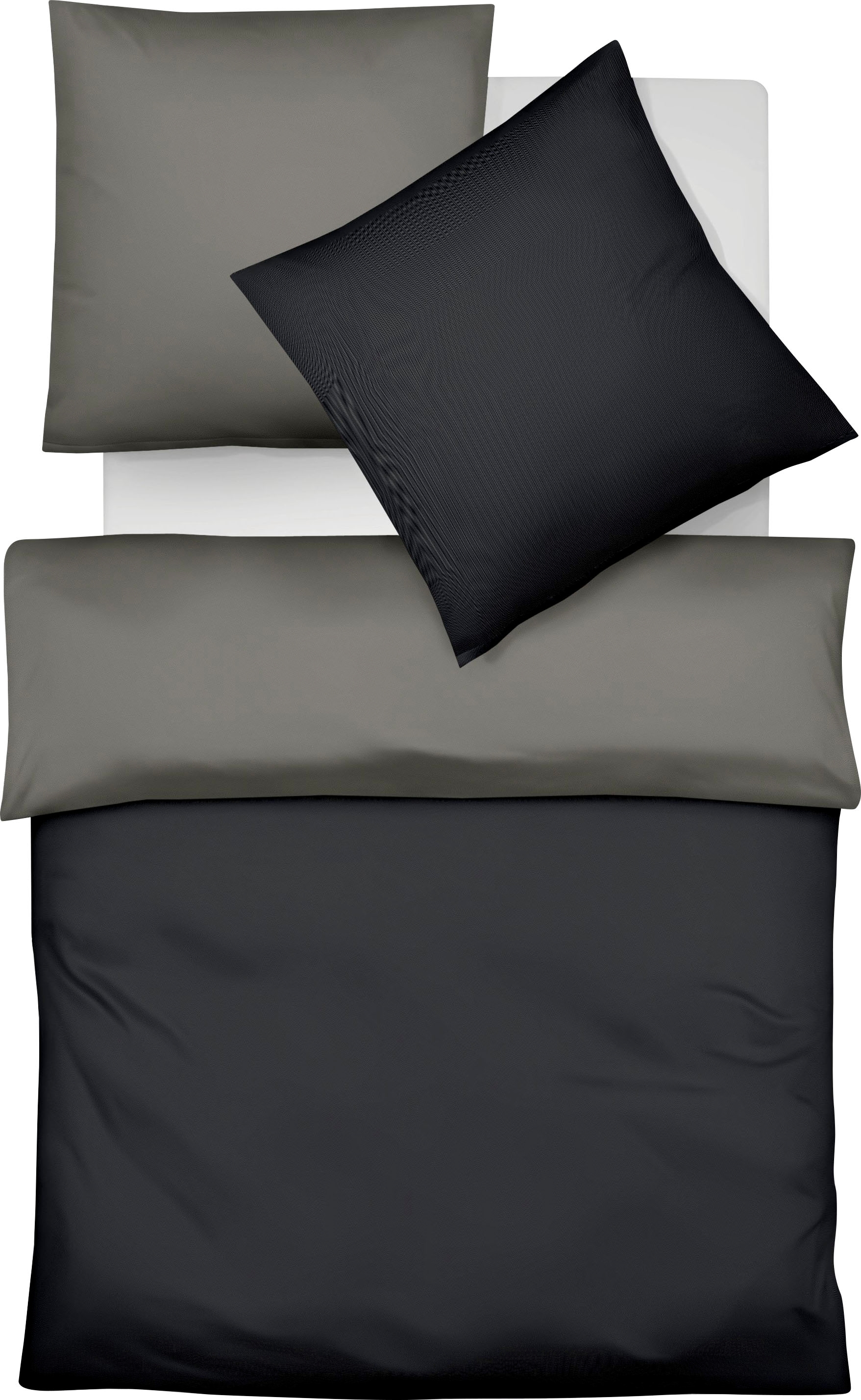 fleuresse Wendebettwäsche "Lech W 4158" 3 Stk. tlg. Edelflanell, Baumwolle, günstig online kaufen