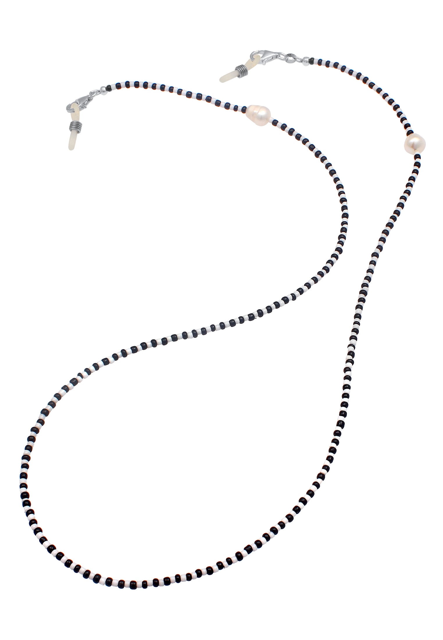 Elli Schmuckset »Schmuckzubehör Brillenkette Barock Perlen Glas Beads 925 Silber« ()