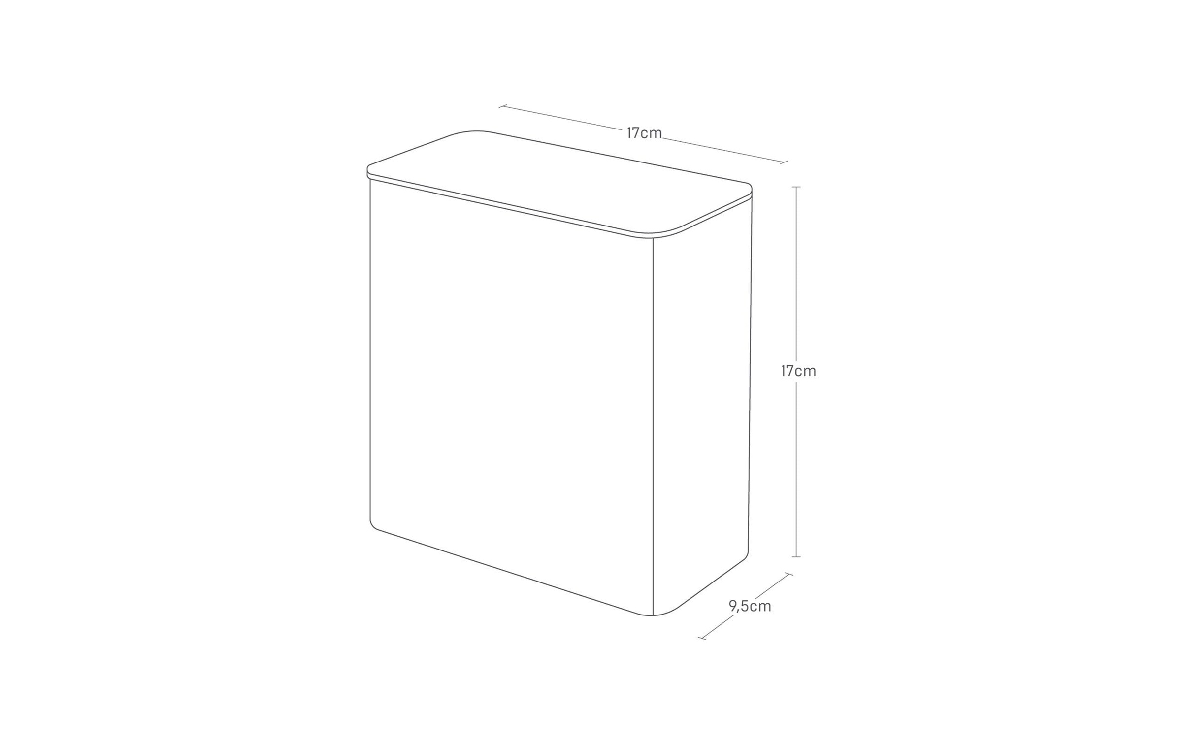 Yamazaki Aufbewahrungsbox »Tower 7 x 9,5 x 17 cm«