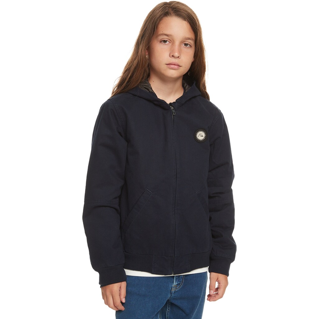 Quiksilver Outdoorjacke »Lets Go To School«, mit Kapuze