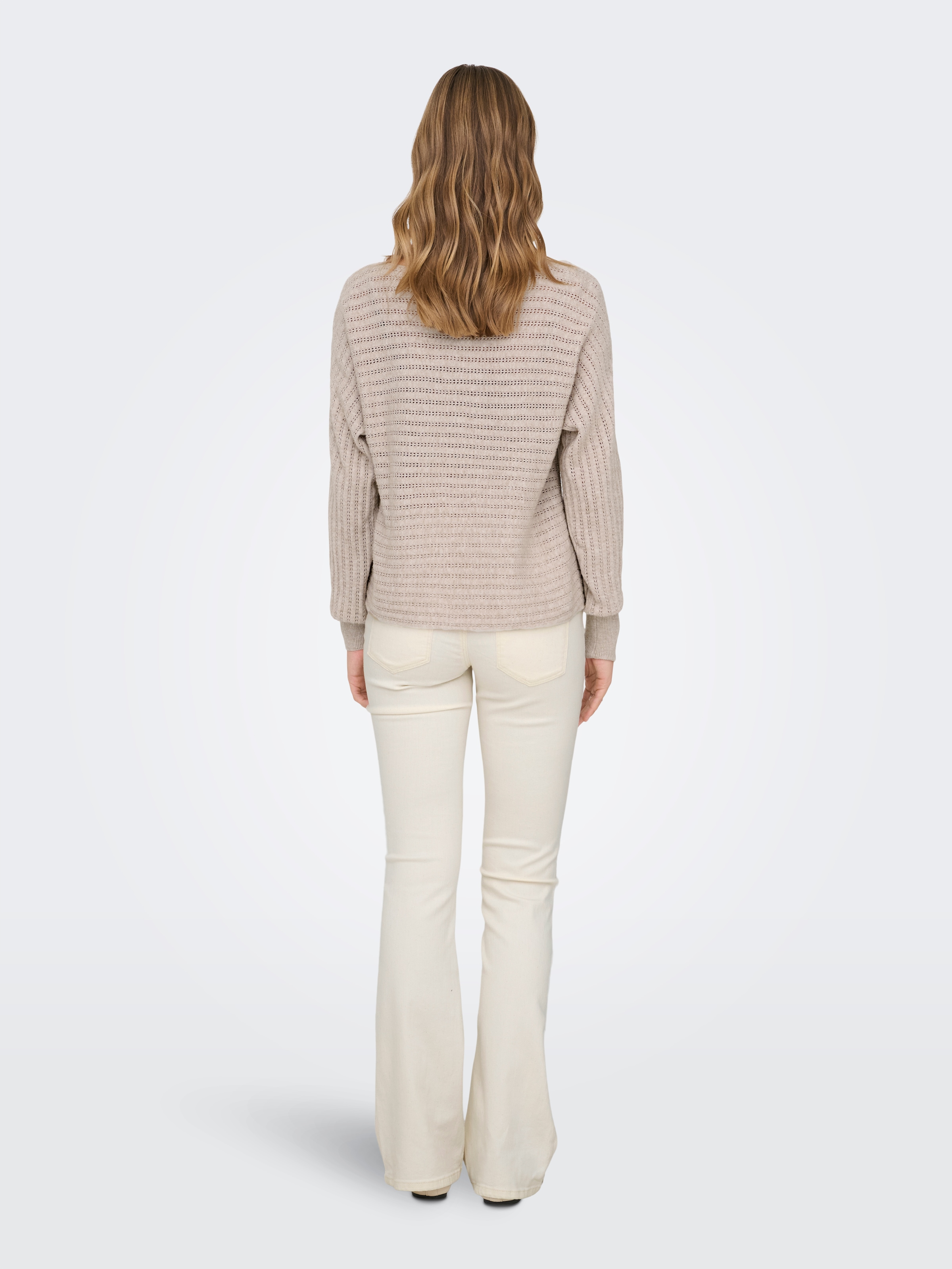 ONLY Strickpullover »ONLIBI LS BOATNECK STRUC PULLOVER EX KNT«