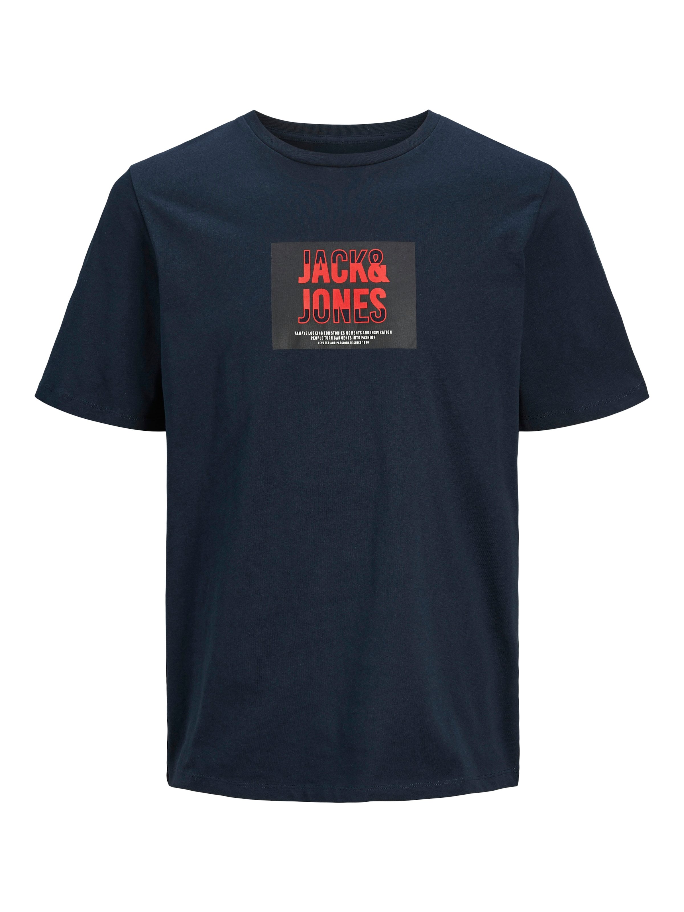 Jack & Jones Print-Shirt »JJHUDSON TEE SS CREW NECK«