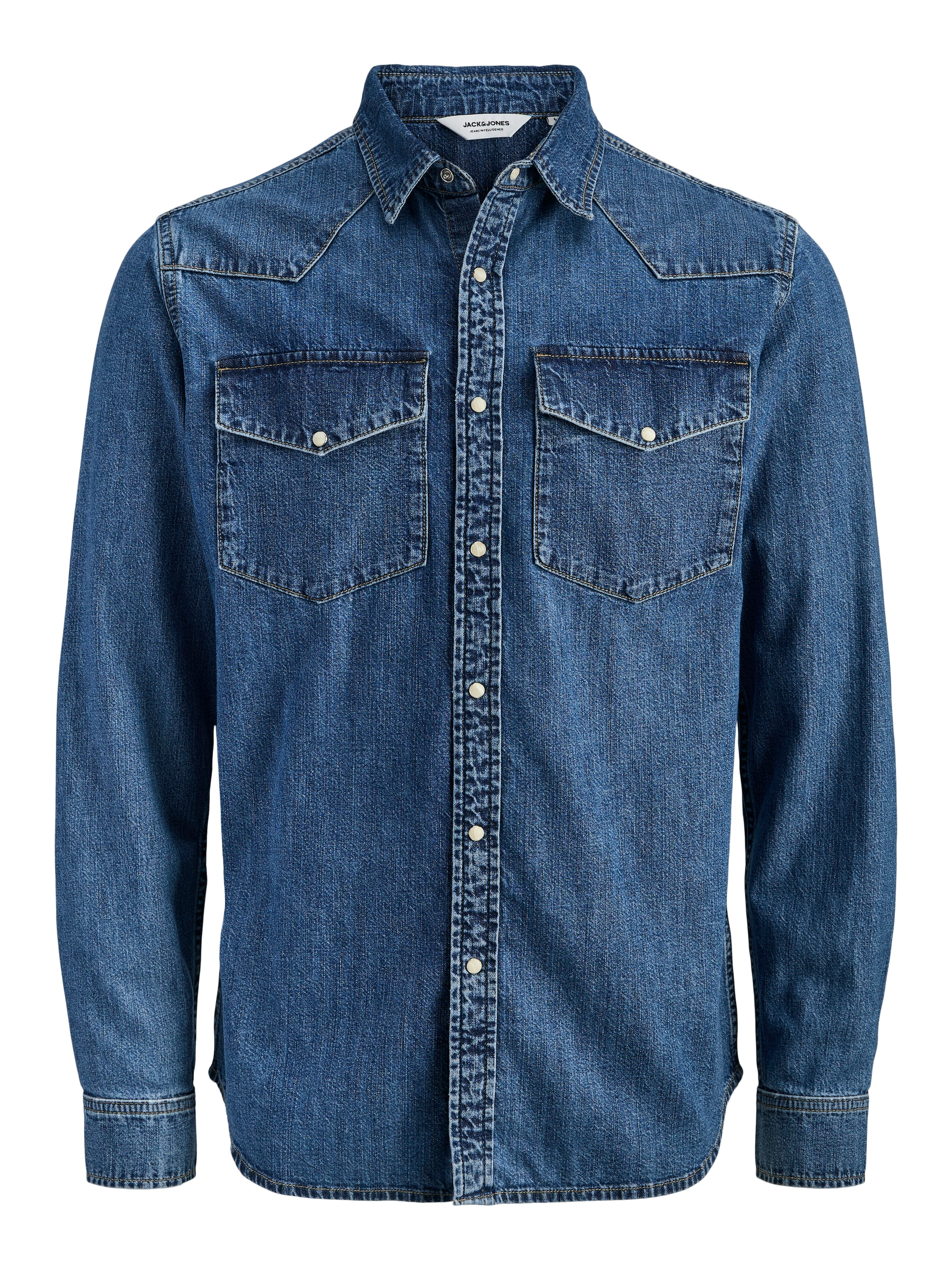 Jack & Jones Jeanshemd »JJEWESTERN JJSHIRT AT 187 NOOS« mit Brusttaschen