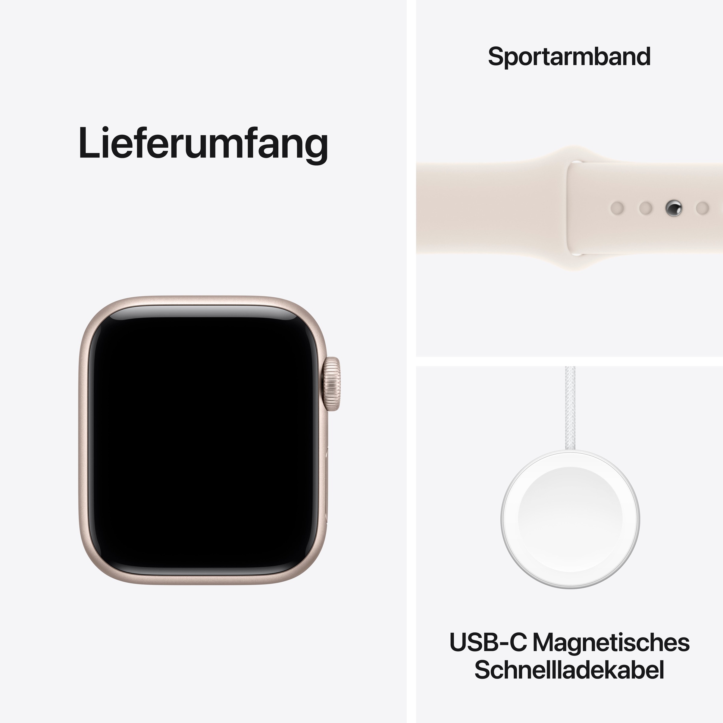 Apple Smartwatch »Watch SE 3«, Watch OS, 64 GB