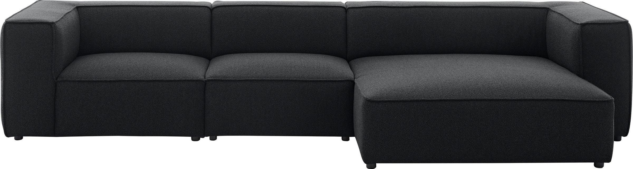 W.SCHILLIG Ecksofa »around-the-block«, mit eleganter Biese, mit Federkern, Breite 341 cm