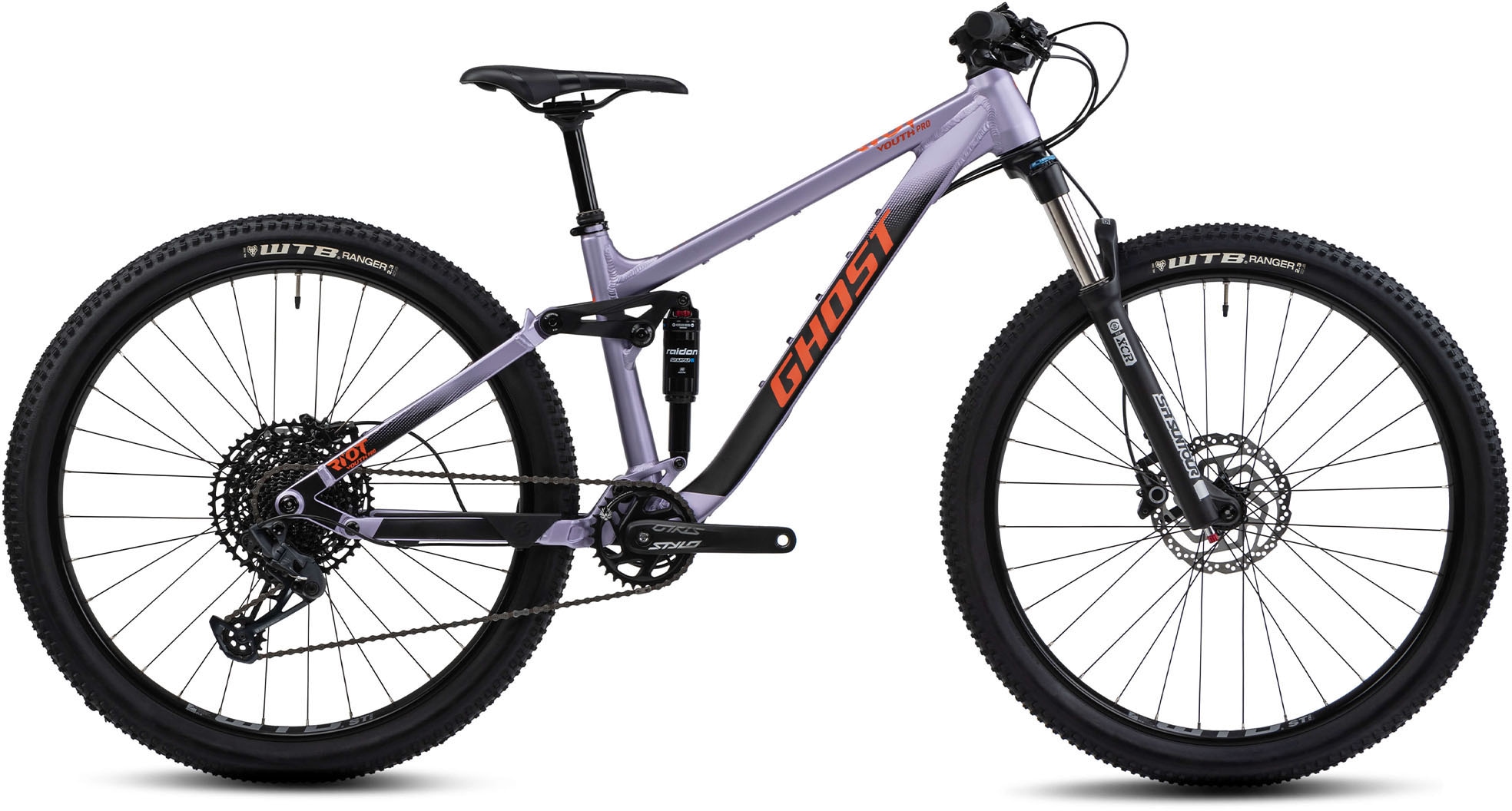 Ghost Mountainbike "Riot Youth Pro AL U", 12 Gang, SRAM, GX Eagle Schaltwerk, Kettenschaltung, für Damen und Herren, Ket