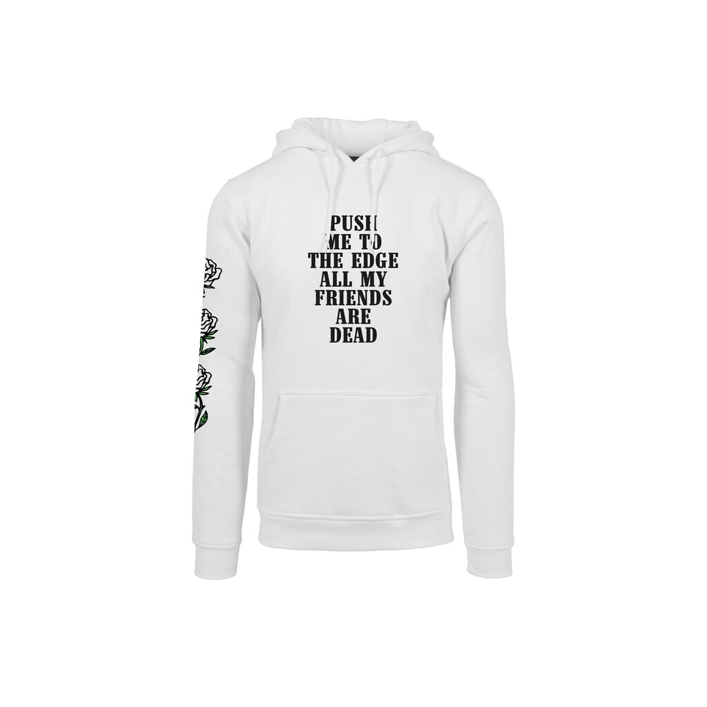 MisterTee Sweatshirt »MisterTee Herren Push Me Hoody«, (1 tlg.)