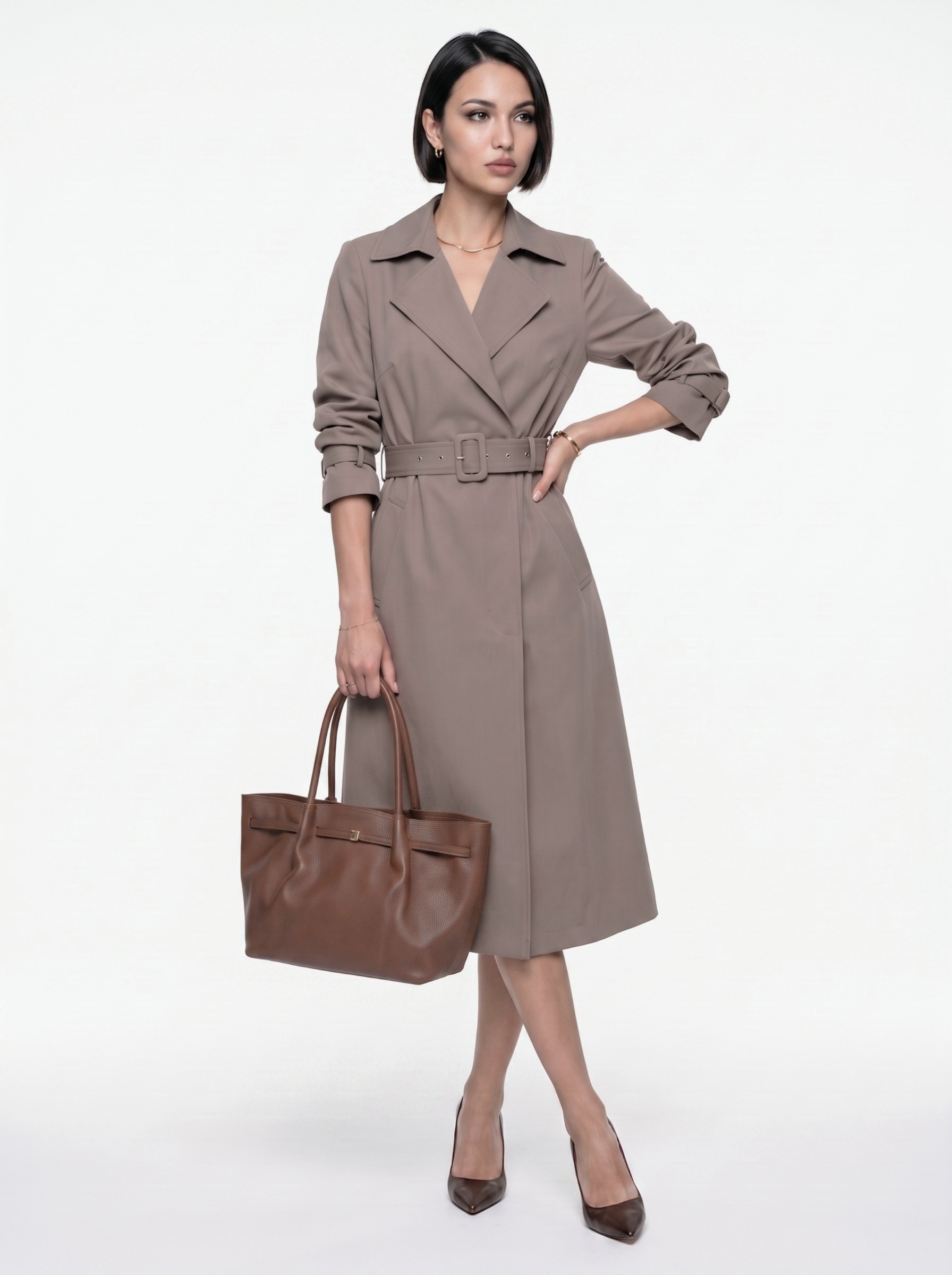 forty° Shopper »Colentessa - M« echt Leder, Made in Italy