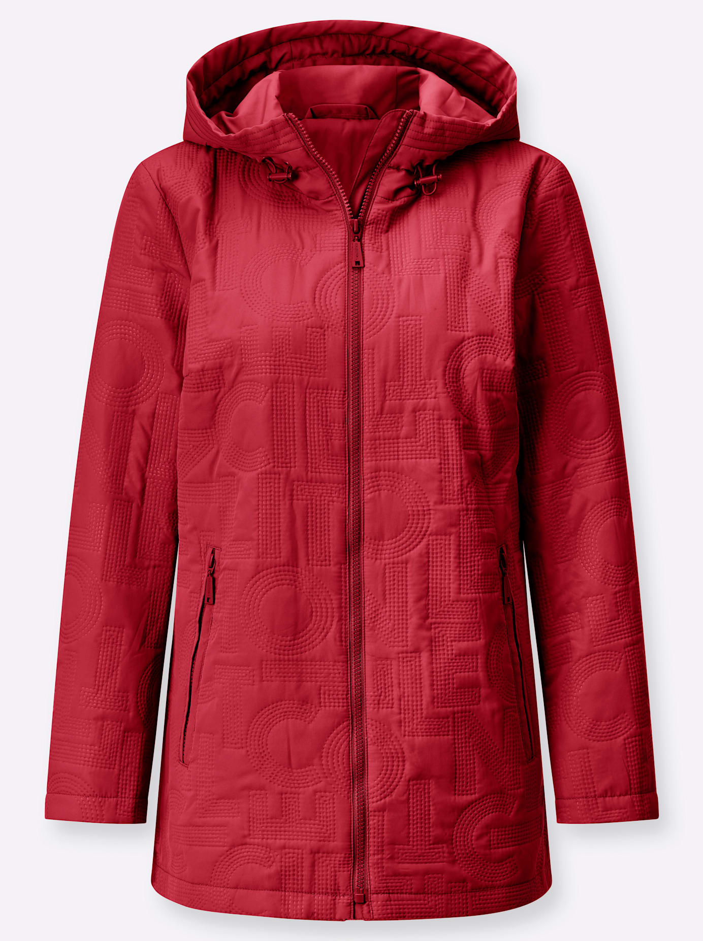 Thumbnail - Casual Looks Langjacke mitKapuze