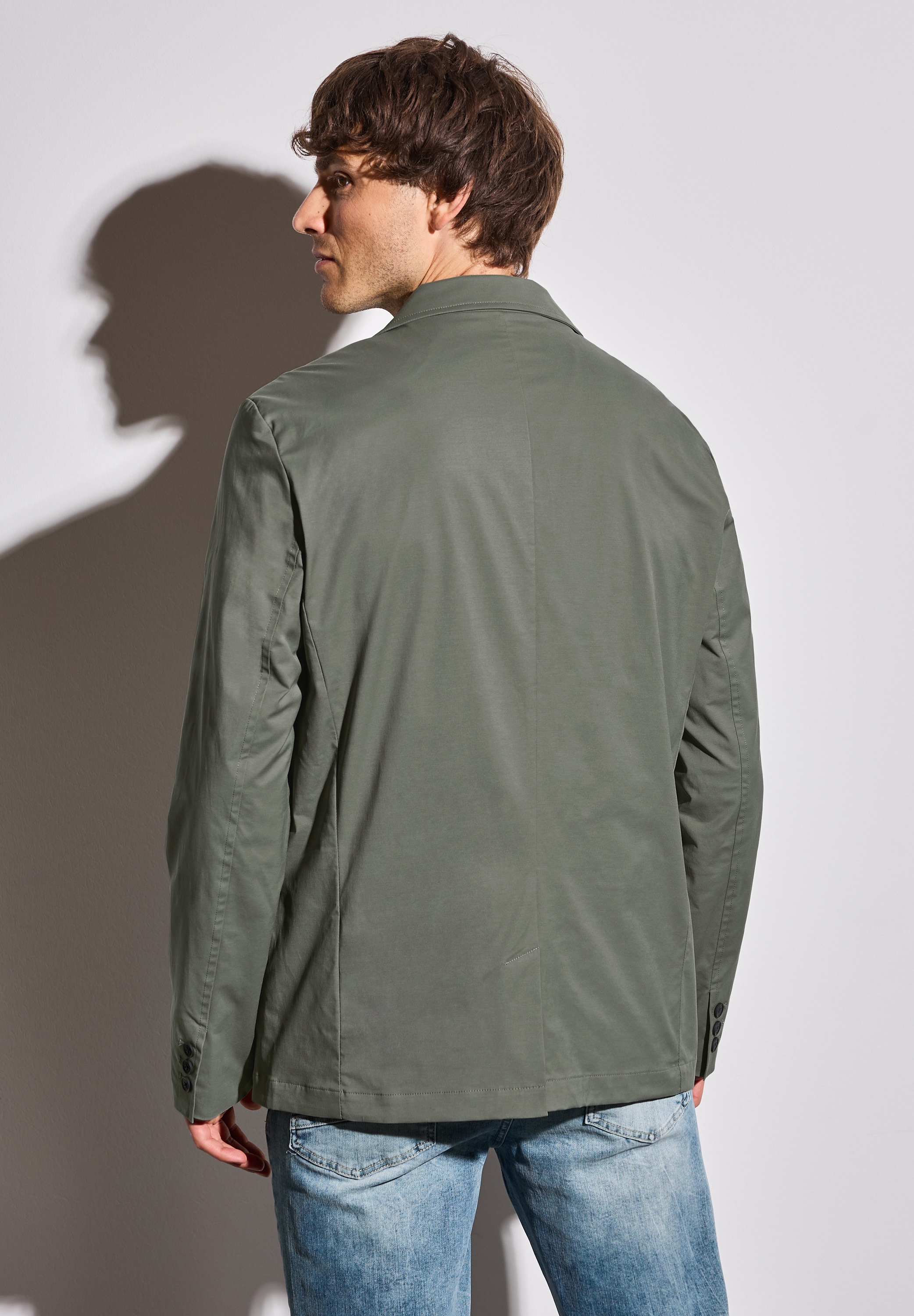 STREET ONE MEN Kurzjacke, ohne Kapuze, aus softem Materialmix günstig online kaufen