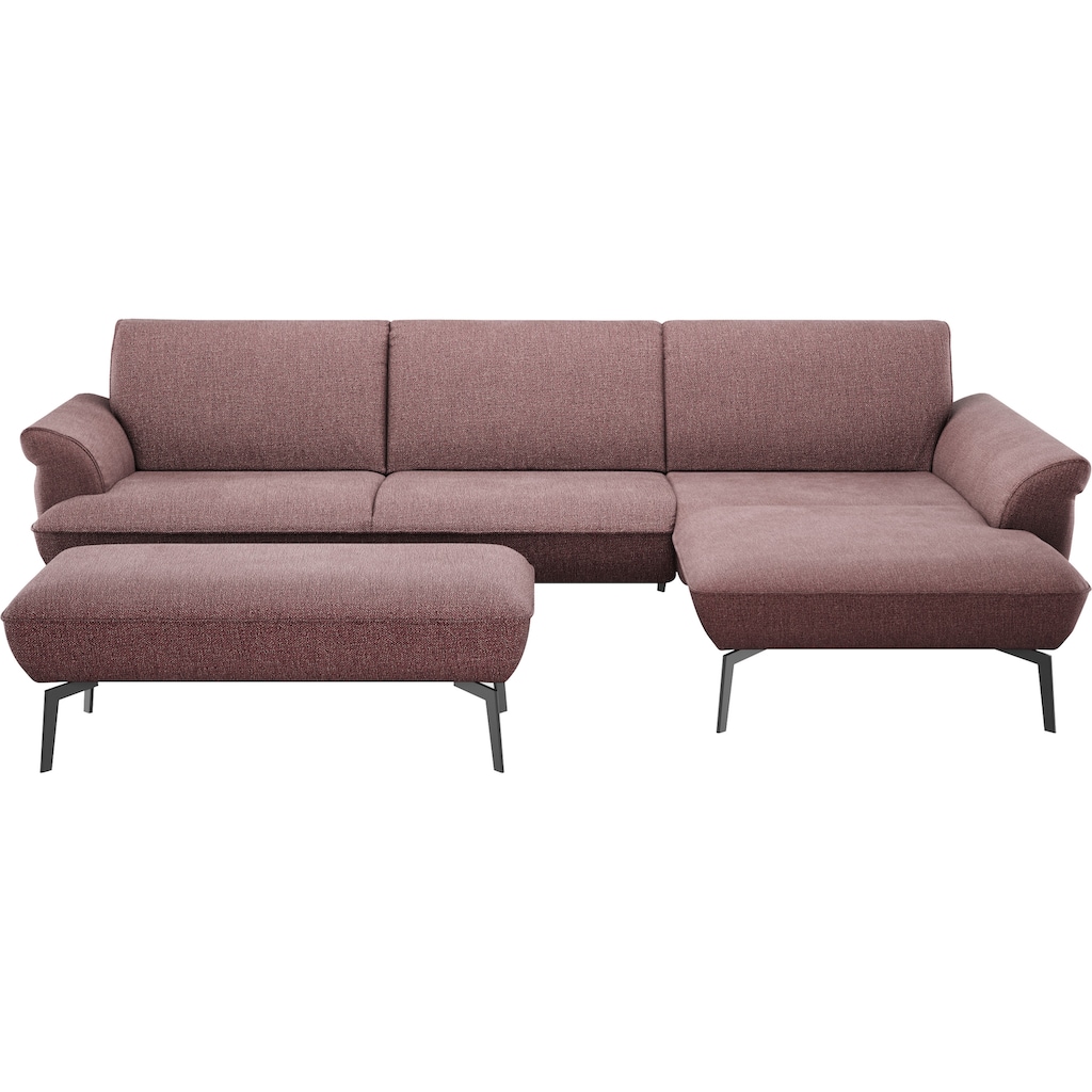 himolla Ecksofa »himolla 9900«, (mit Hocker)