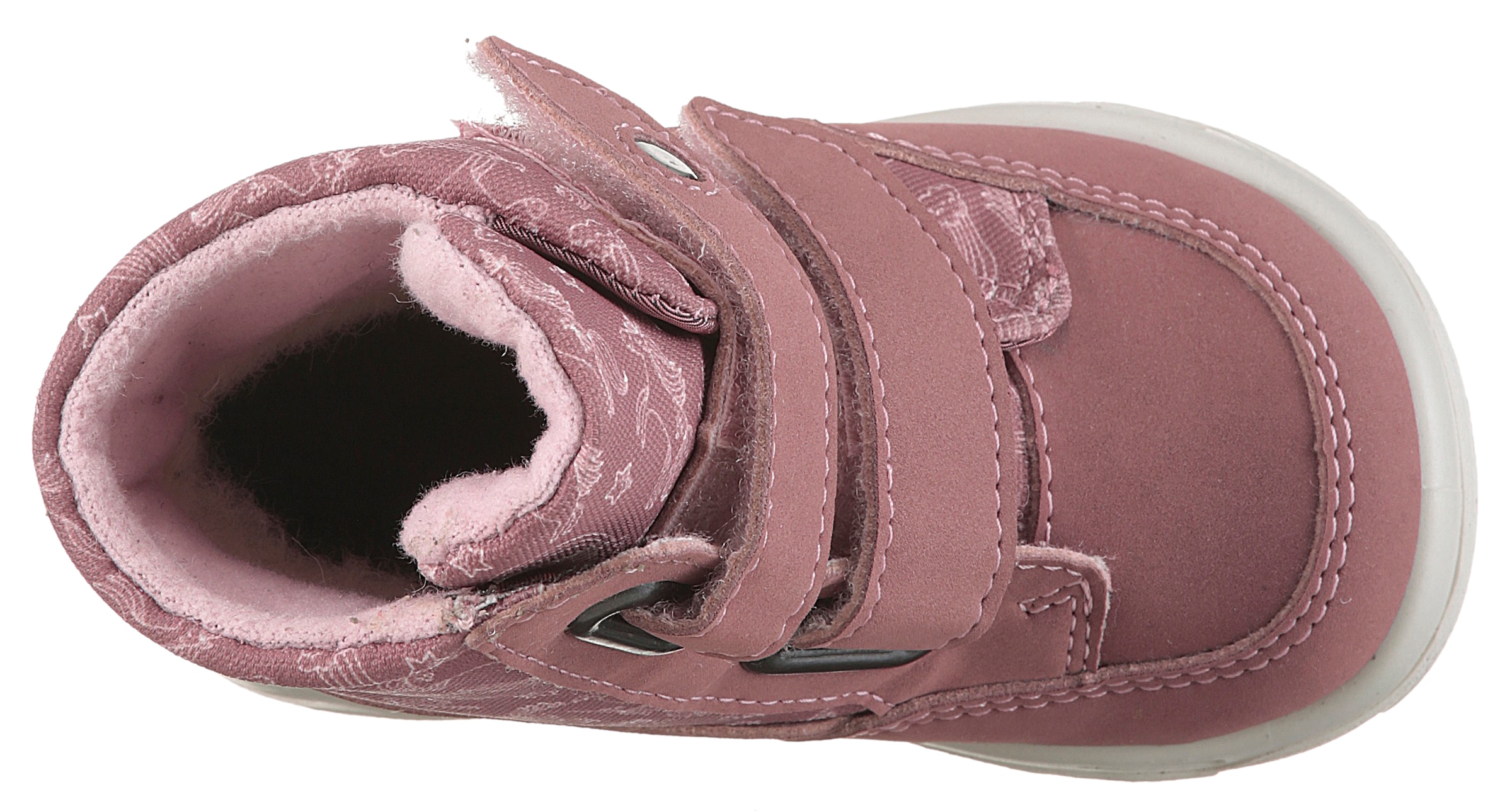 PEPINO by RICOSTA Winterstiefel »Madlen WMS: mittel«, Klettstiefel mit Sympatex, Lauflernschuh, Größenschablone zum Download