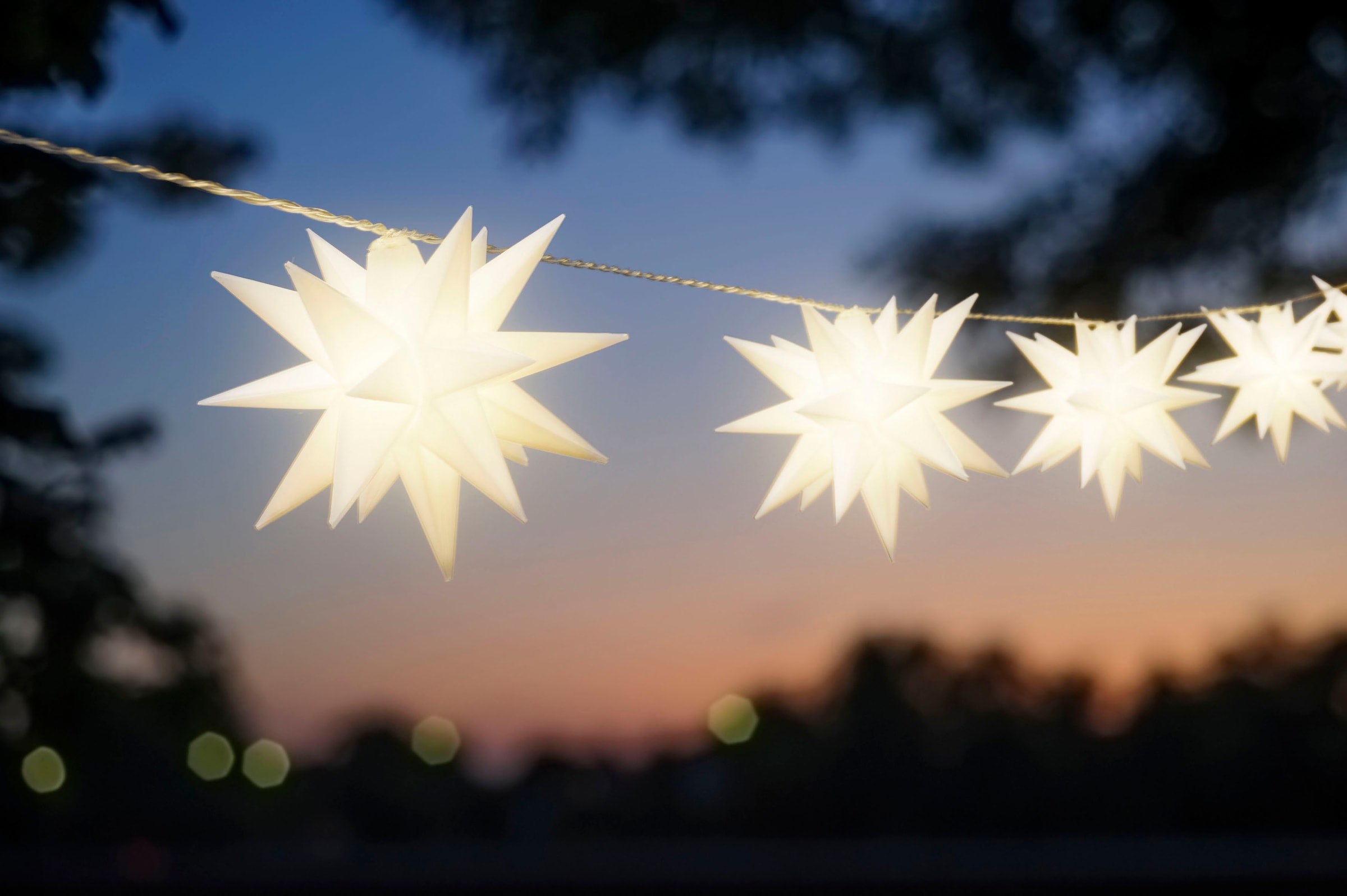 my home LED-Lichterkette | »Dion, für geschützen Weihnachtsdeko den mit kaufen Sternen«, St.-flammig, Weihnachtsbeleuchtung Außenbereich Timer, 10 mit BAUR