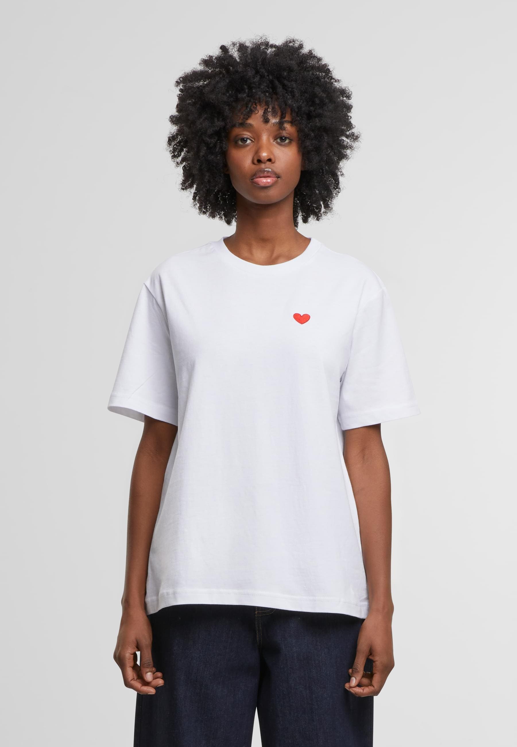 Miss Tee T-Shirt »Miss Tee Heart Shape EMB Tee« 1 Stk.