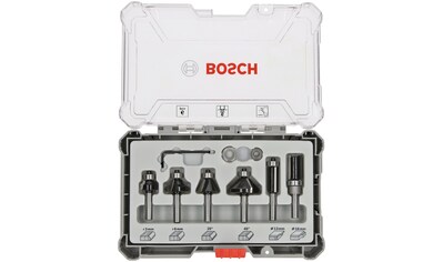 Bosch Professional Fräser-Set »Rand- und Kantenfräser-Set«, (6 tlg.), 6-mm-Schaft kaufen